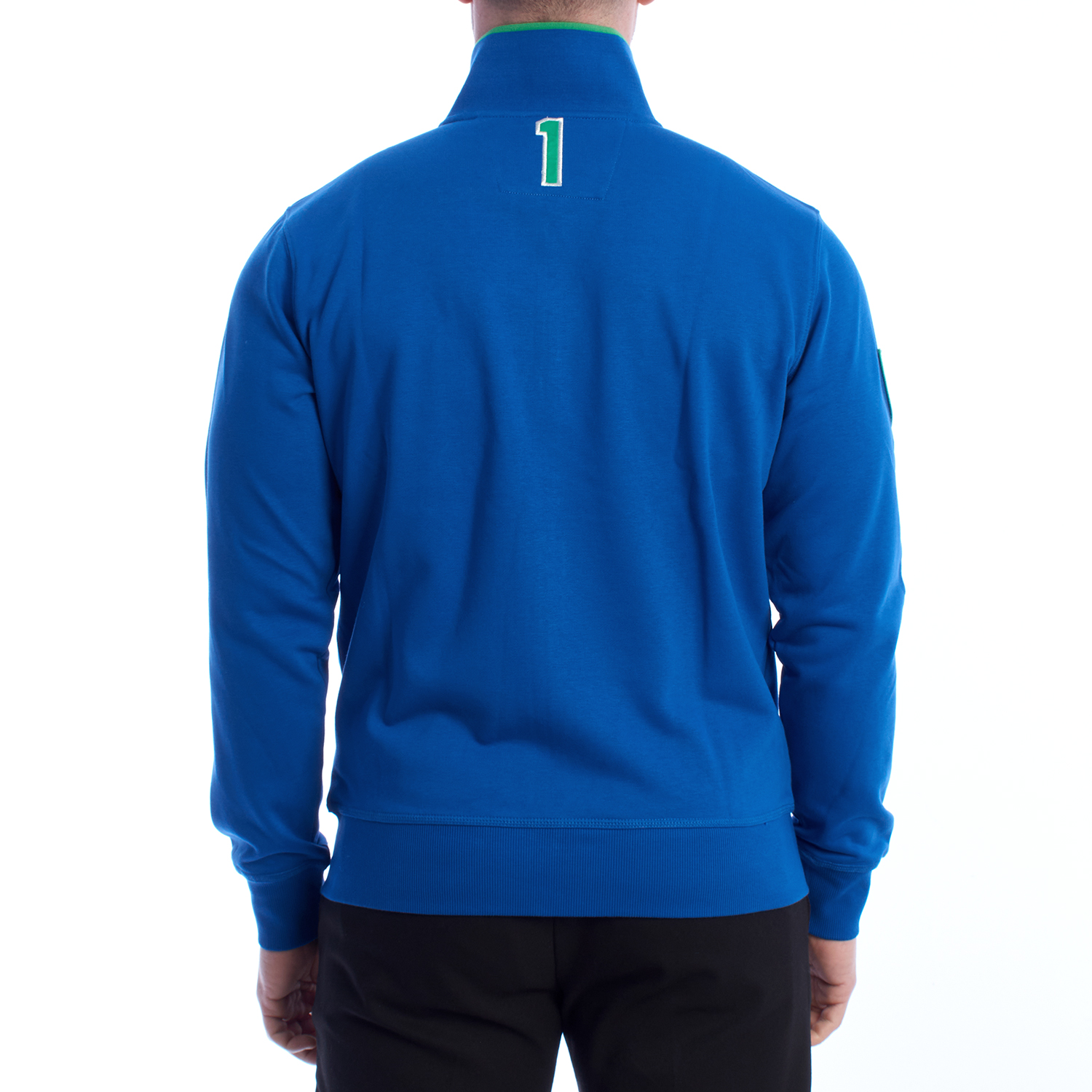 Sweatshirt Homem com Fecho Azul
