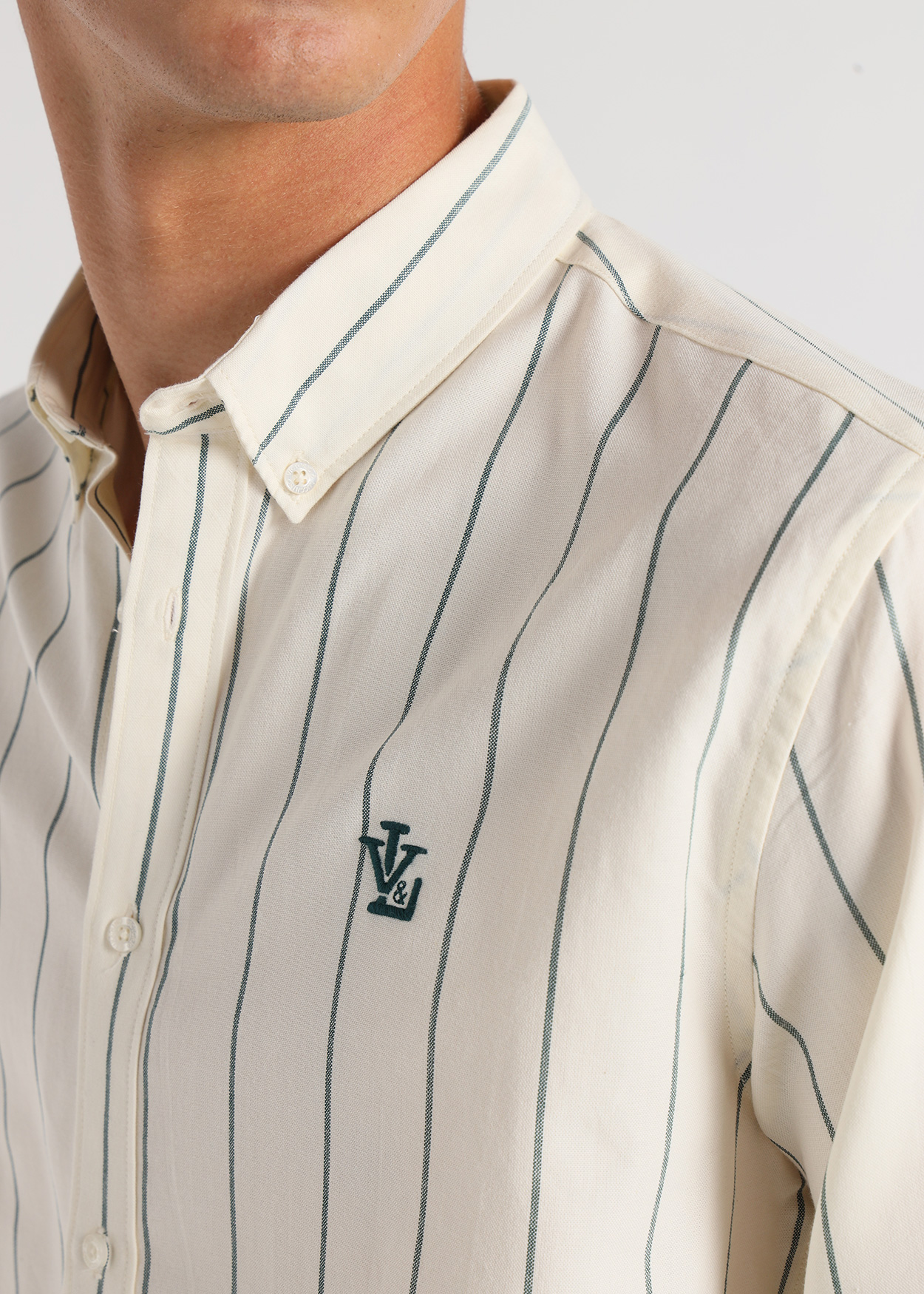 Camisa de manga comprida Homem Multicolorido