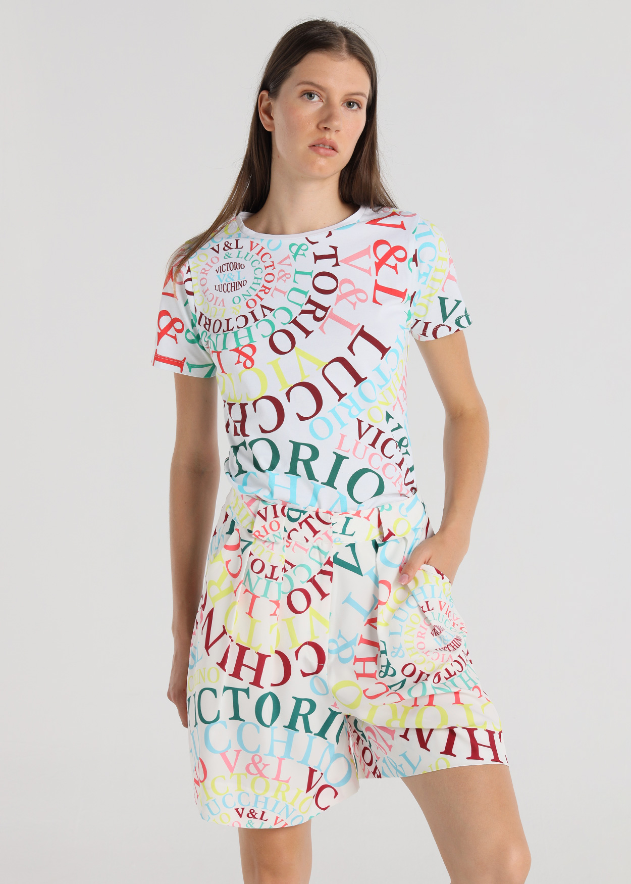 Calções Senhora Multicolorido