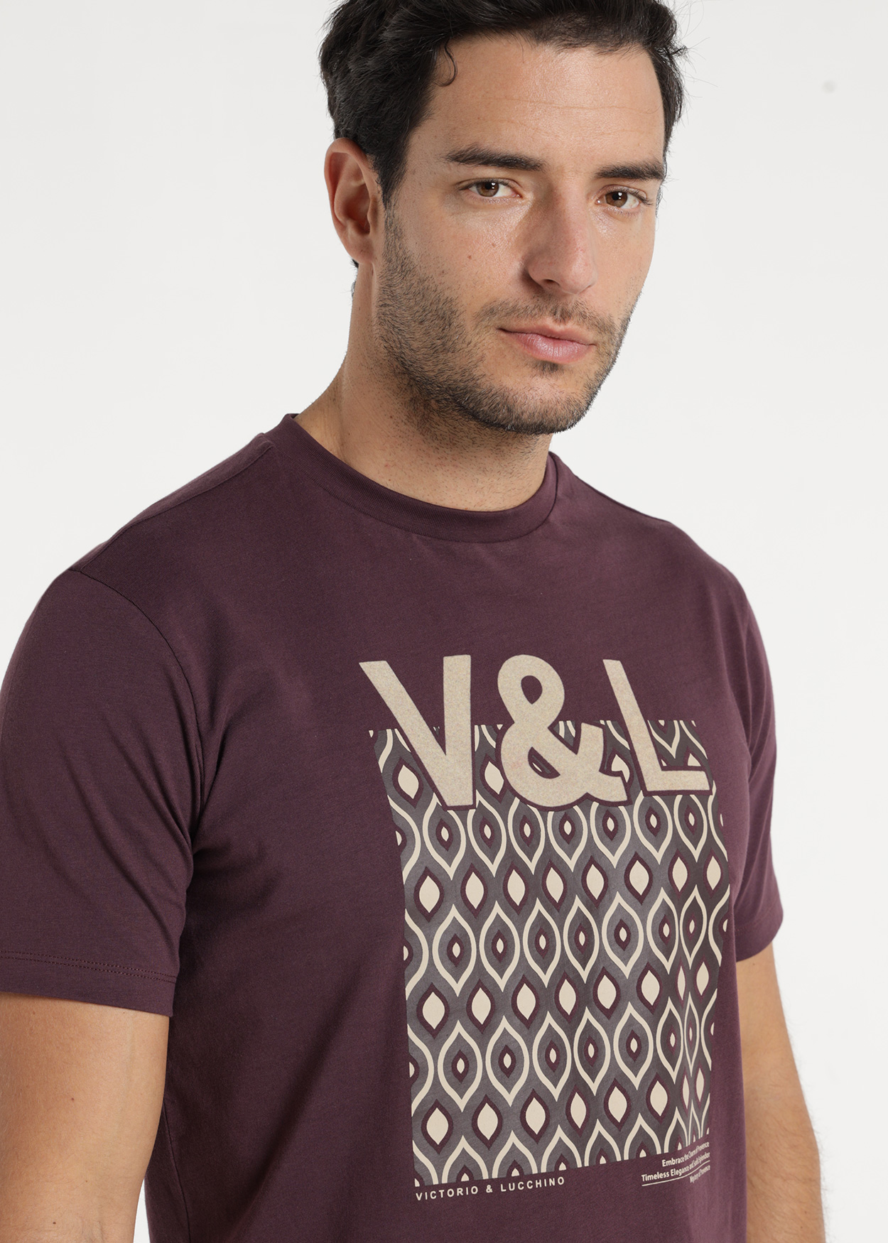 T-Shirt Homem Lilás