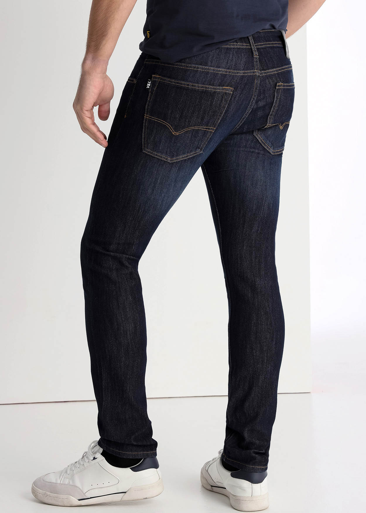 Calças de Ganga Slim Homem Azul