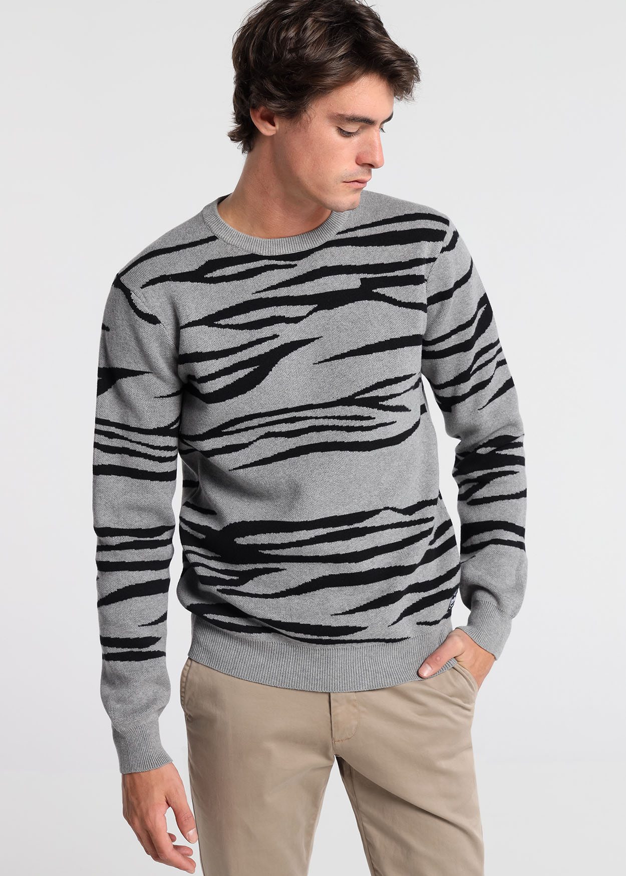 Pullover Jacquard Multicor