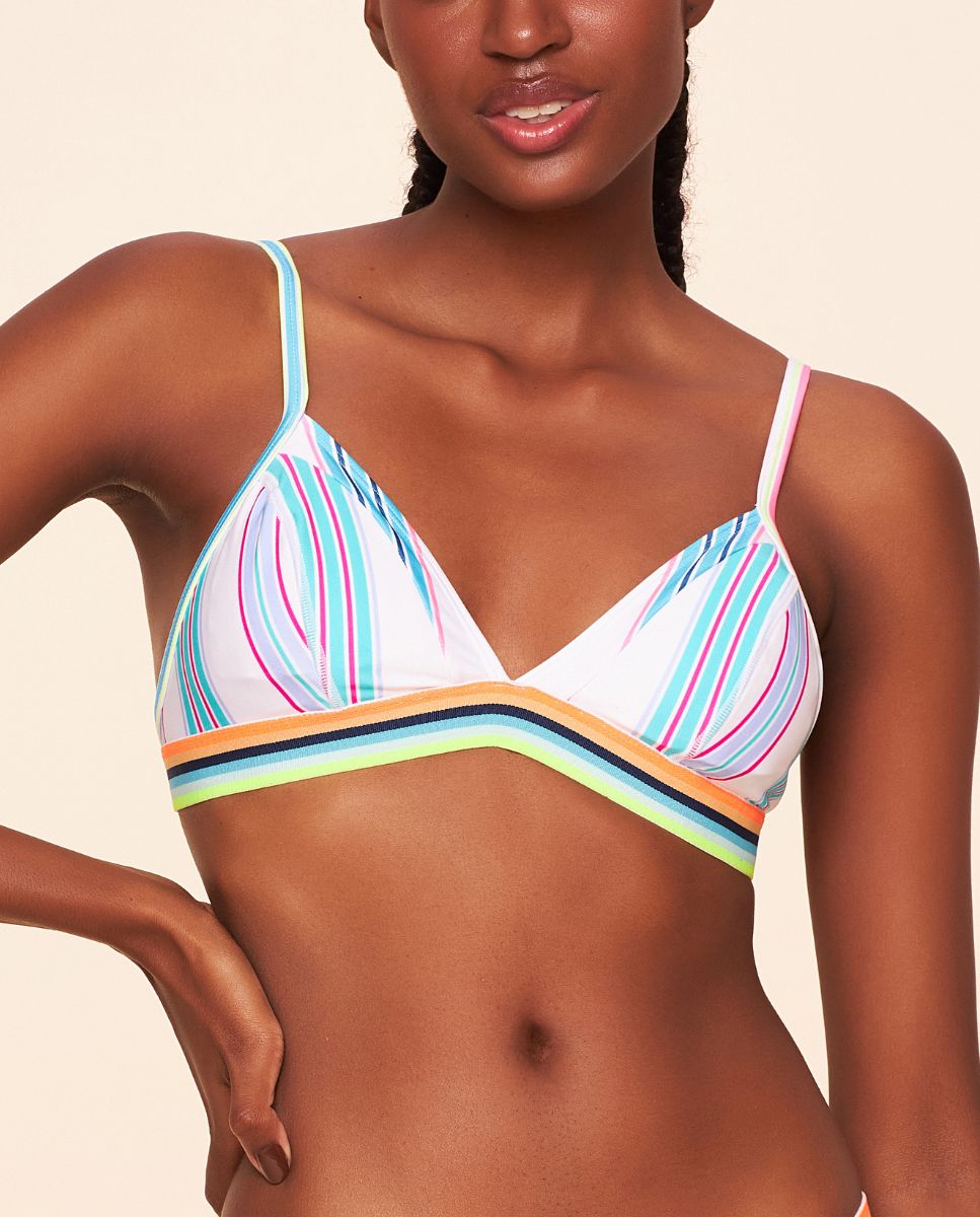 Top Biquini Stripes Multicor
