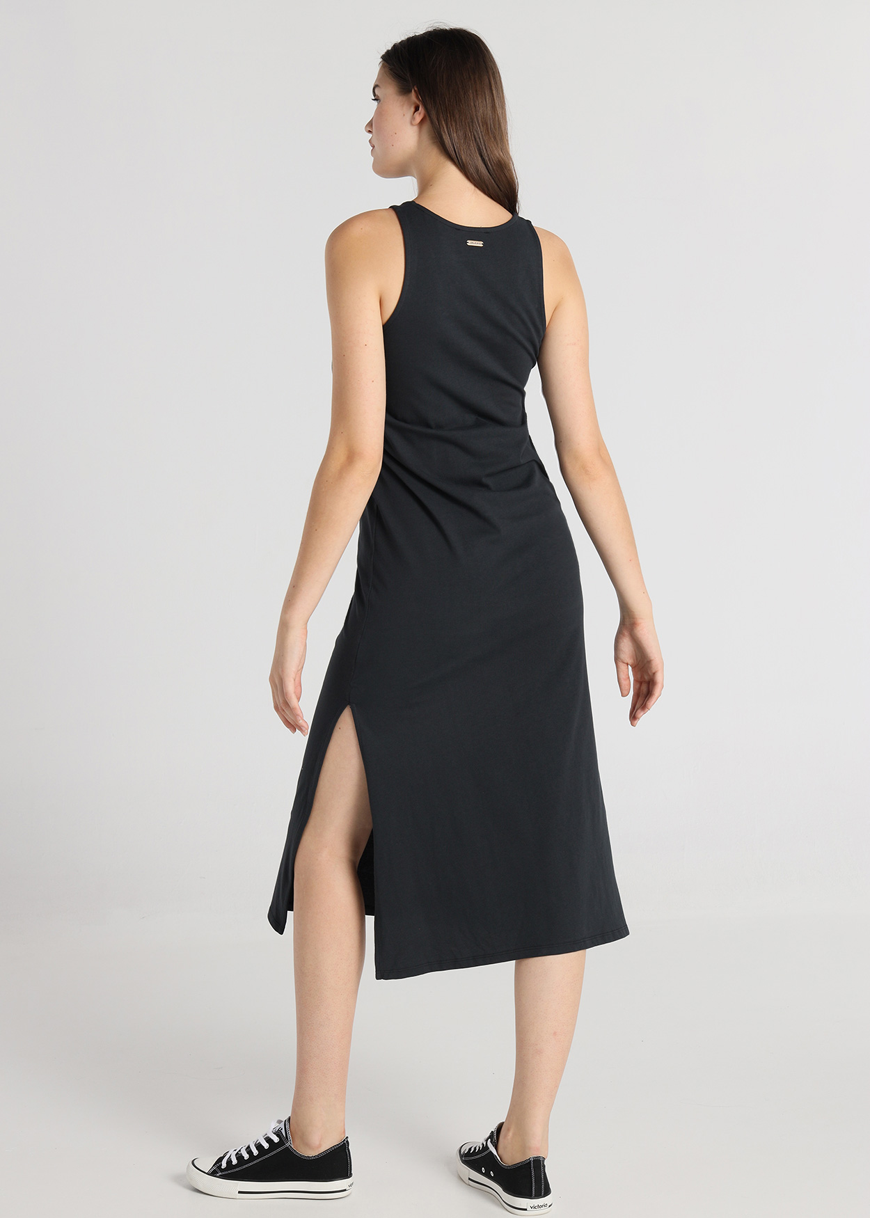 Vestido Midi Senhora Preto
