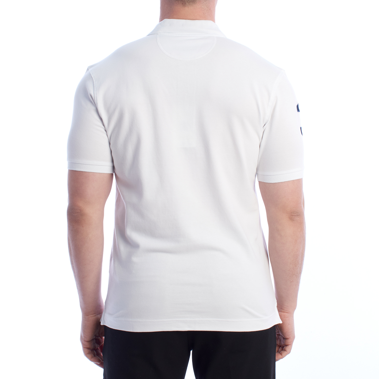 Pólo Homem Slim Fit Branco