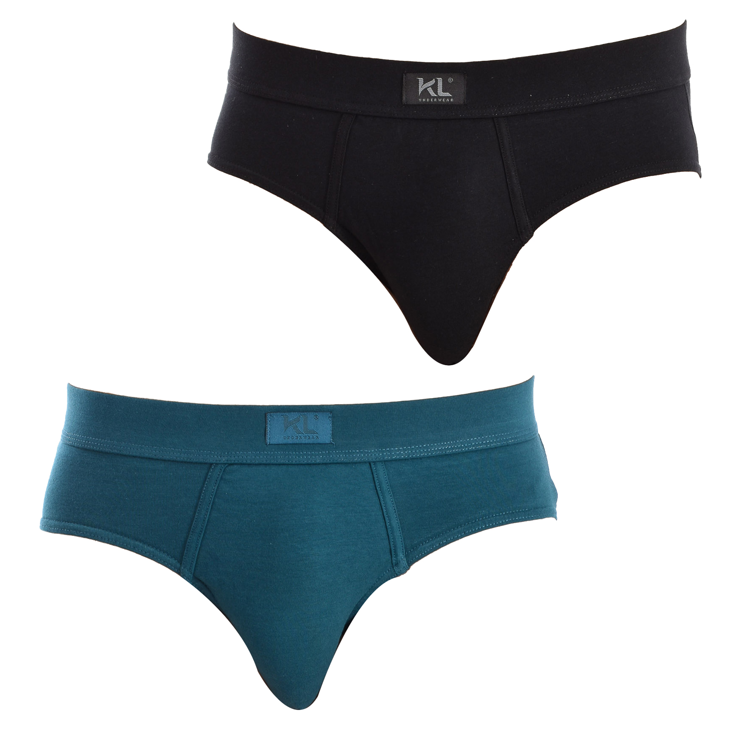 Pack 2 Slips Preto-Verde