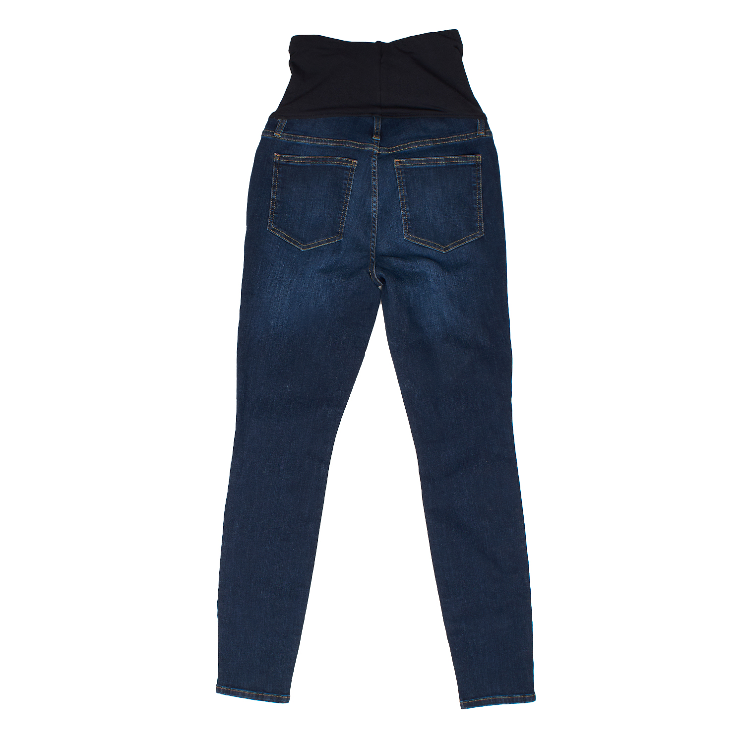 Calças de Ganga Skinny de Maternidade Azul