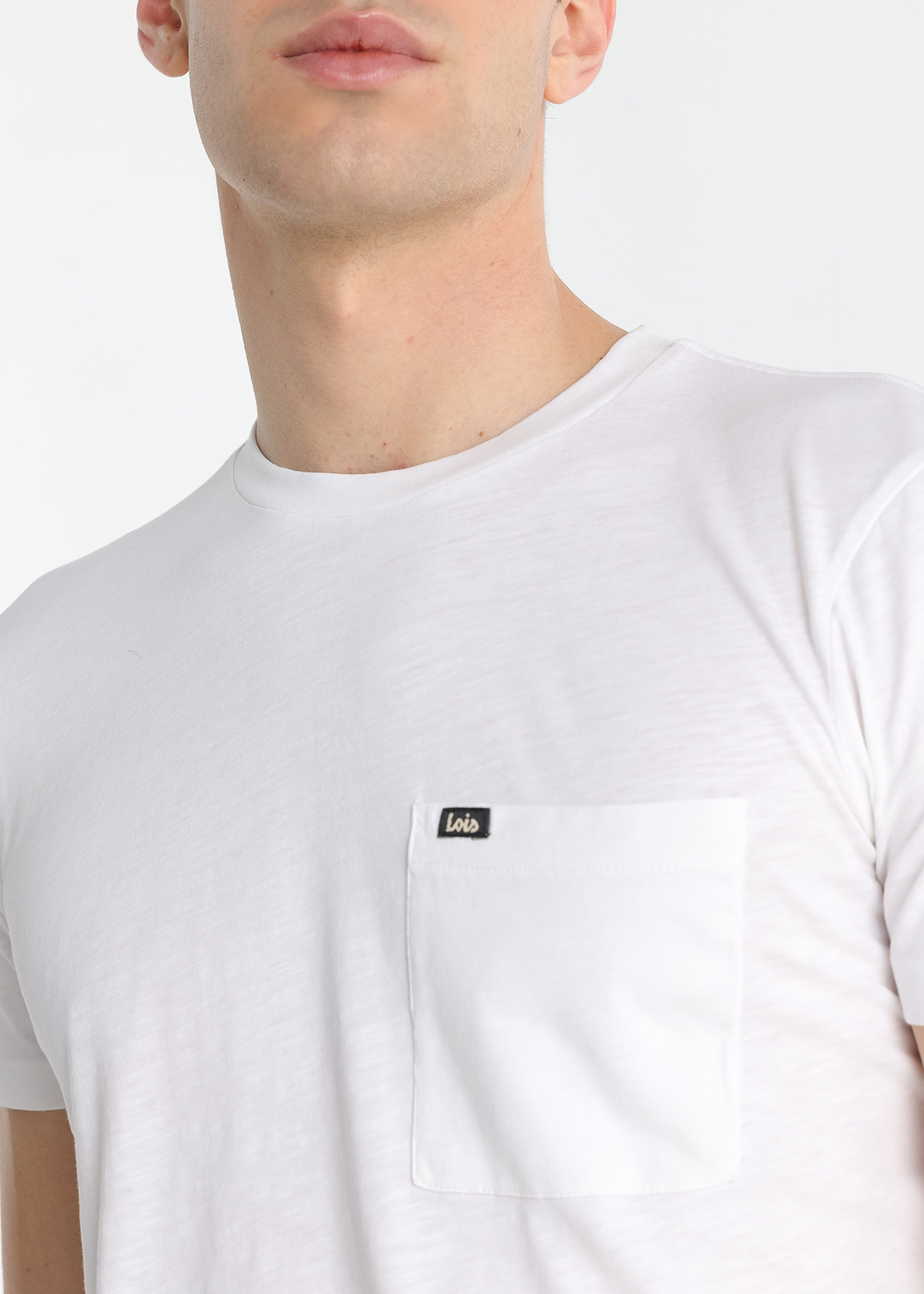 T-Shirt básica Homem Branco