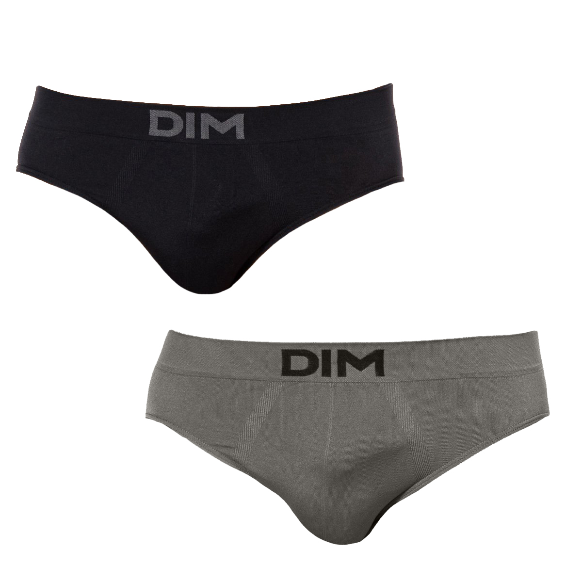 Pack 2 Slips Homem Cinzento e Preto