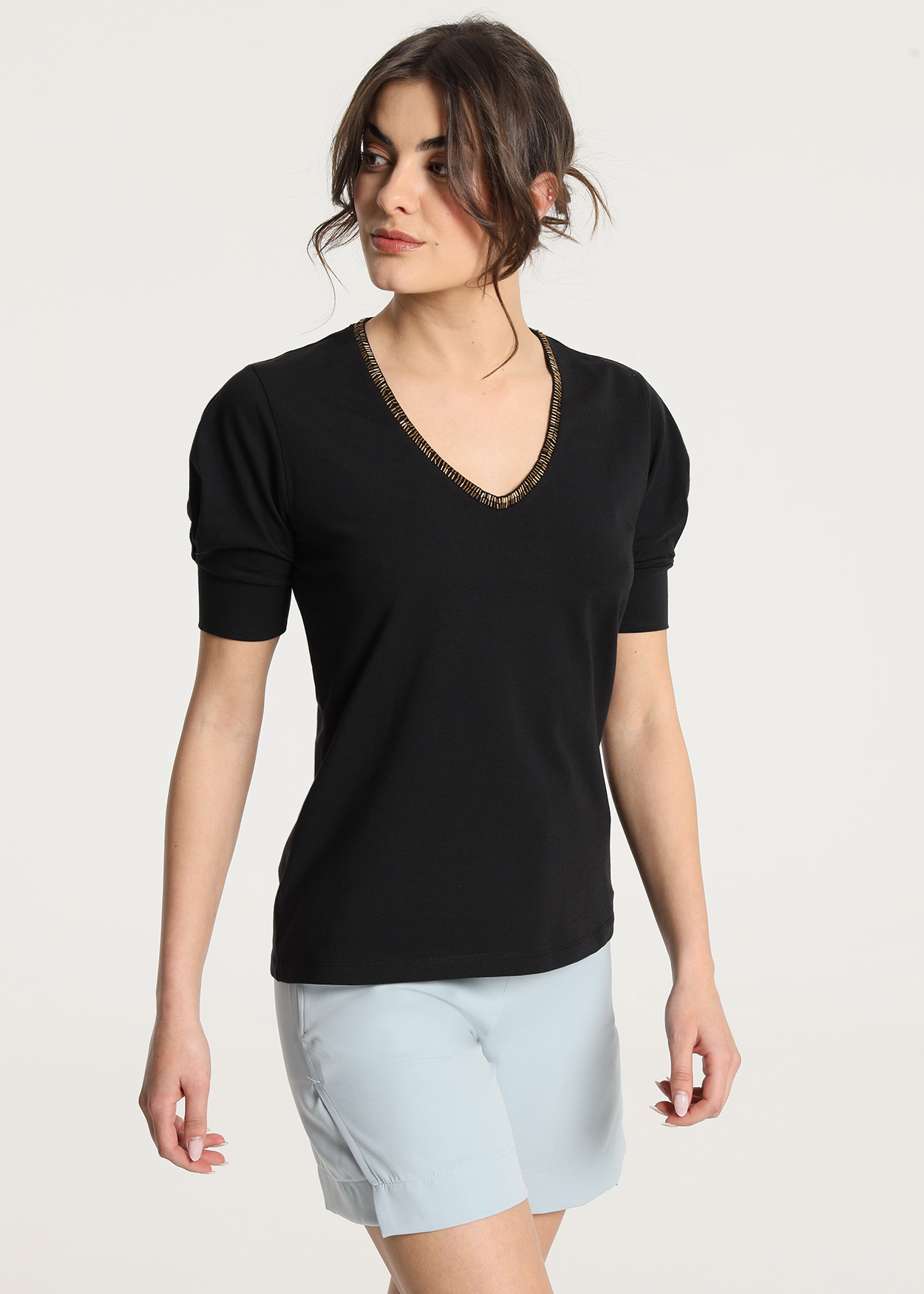 T-Shirt Senhora Preto