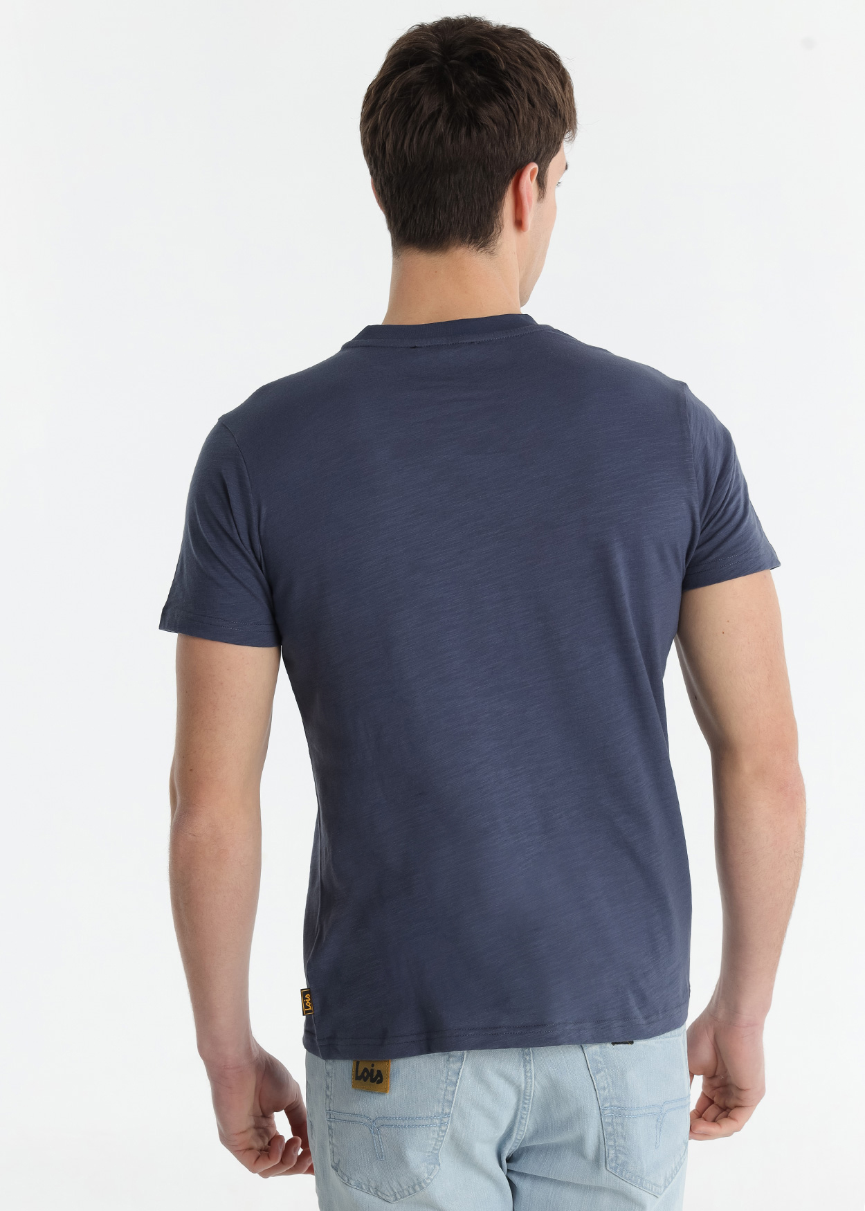 T-Shirt Gráfica Homem Azul