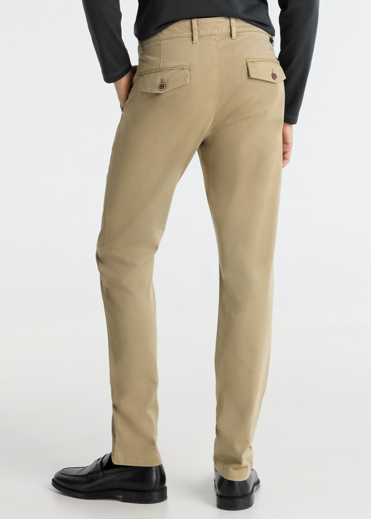Calça Chino Slim Fit Castanho