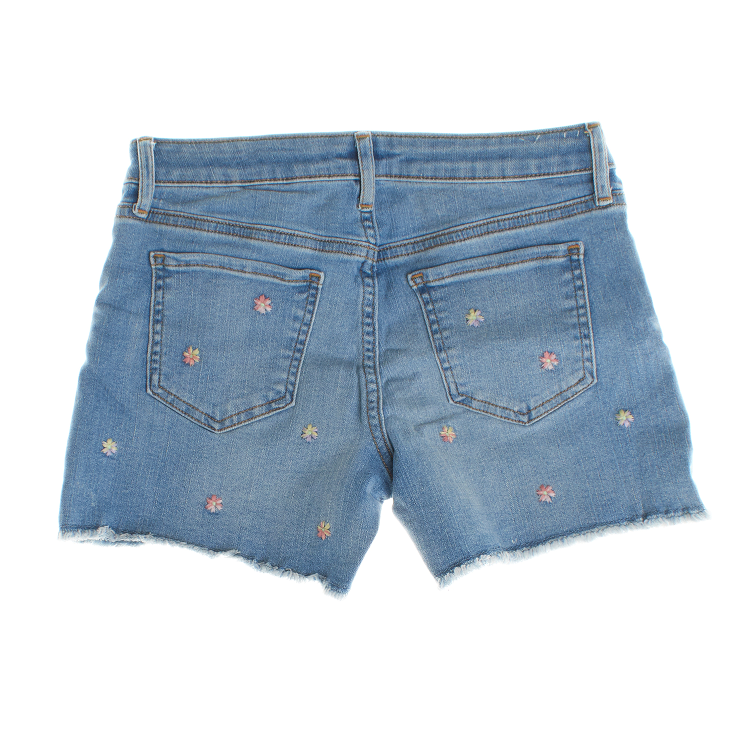 Calções de ganga Midi Menina Azul