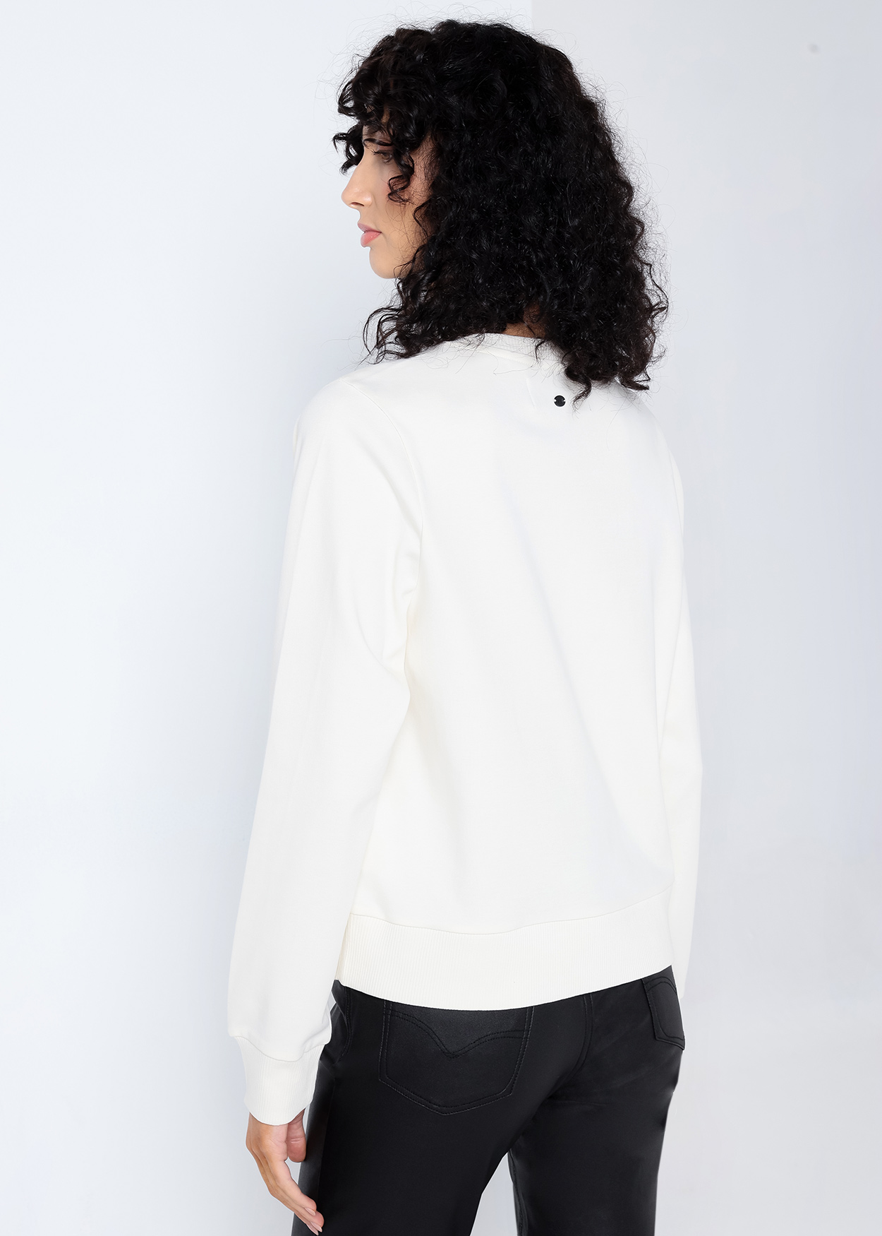 Sweatshirt Senhora Bege