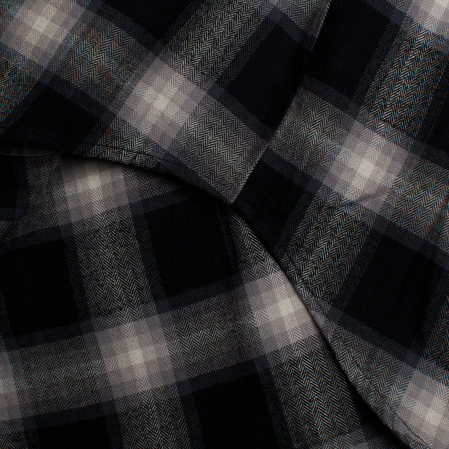 Camisa de Flanela Menina Preto