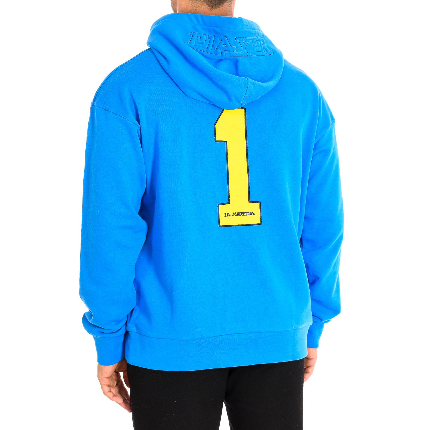 Sweatshirt com Capuz Homem Azul