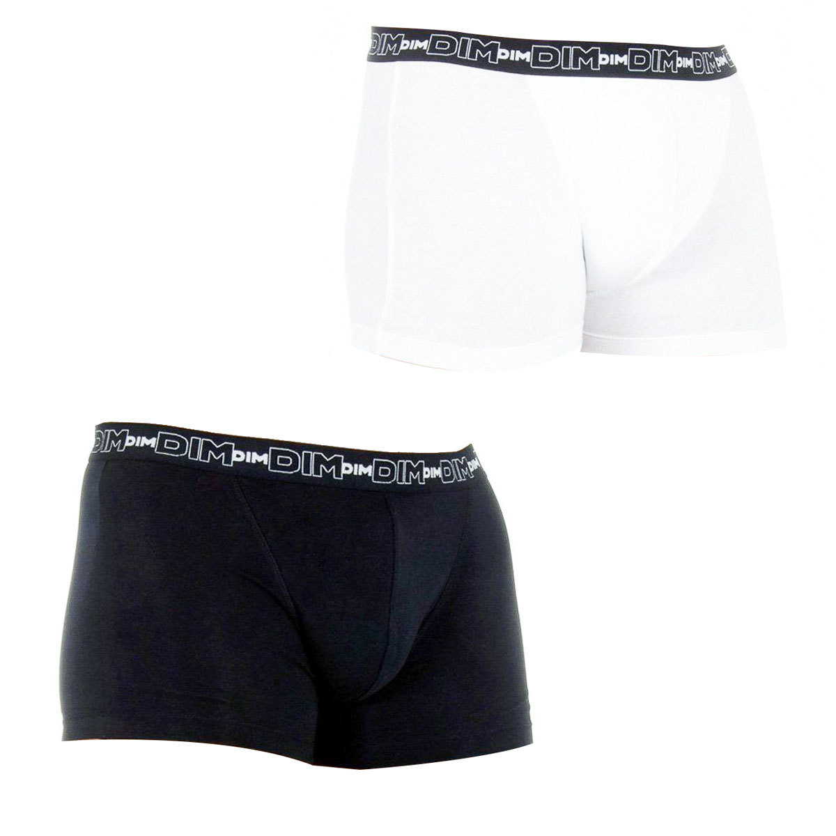 Pack 2 Boxers Homem Preto Branco