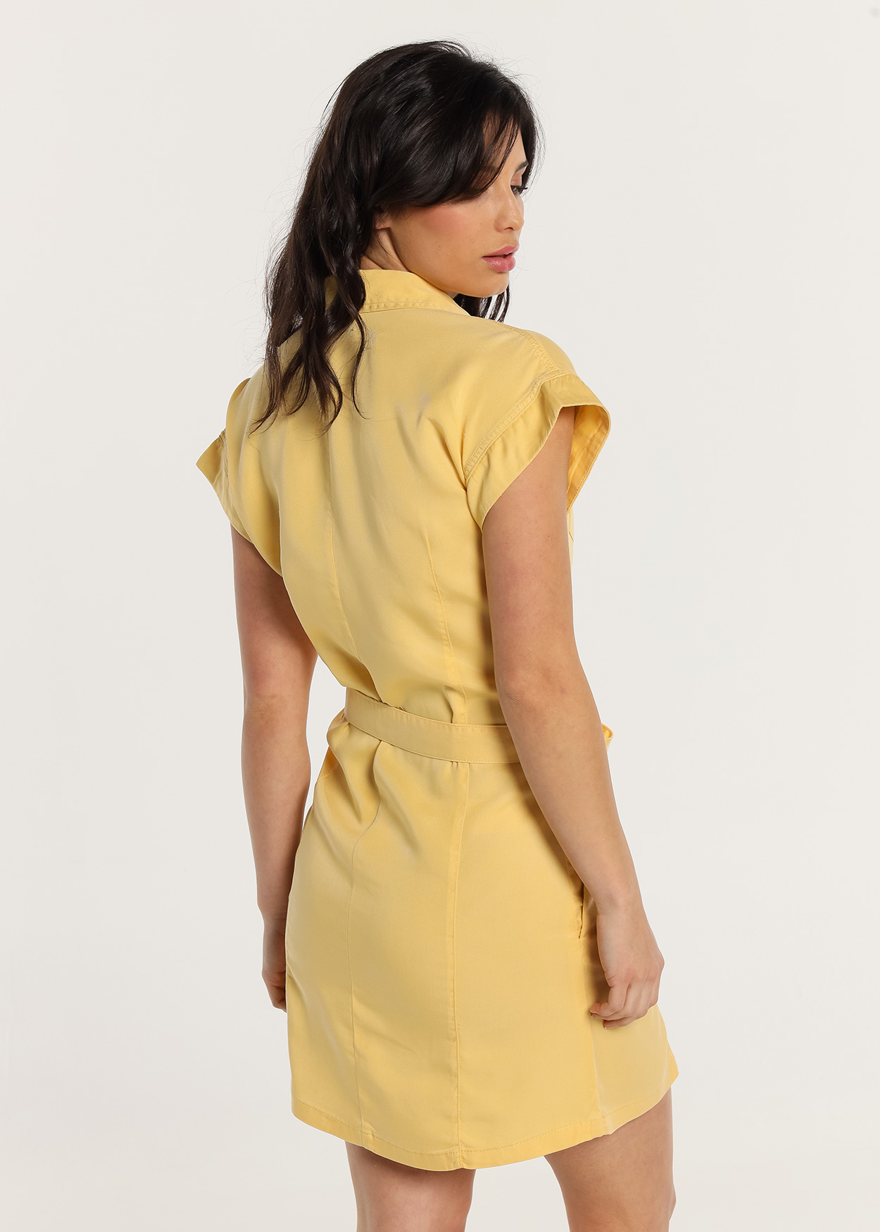 Vestido Curto Senhora Amarelo