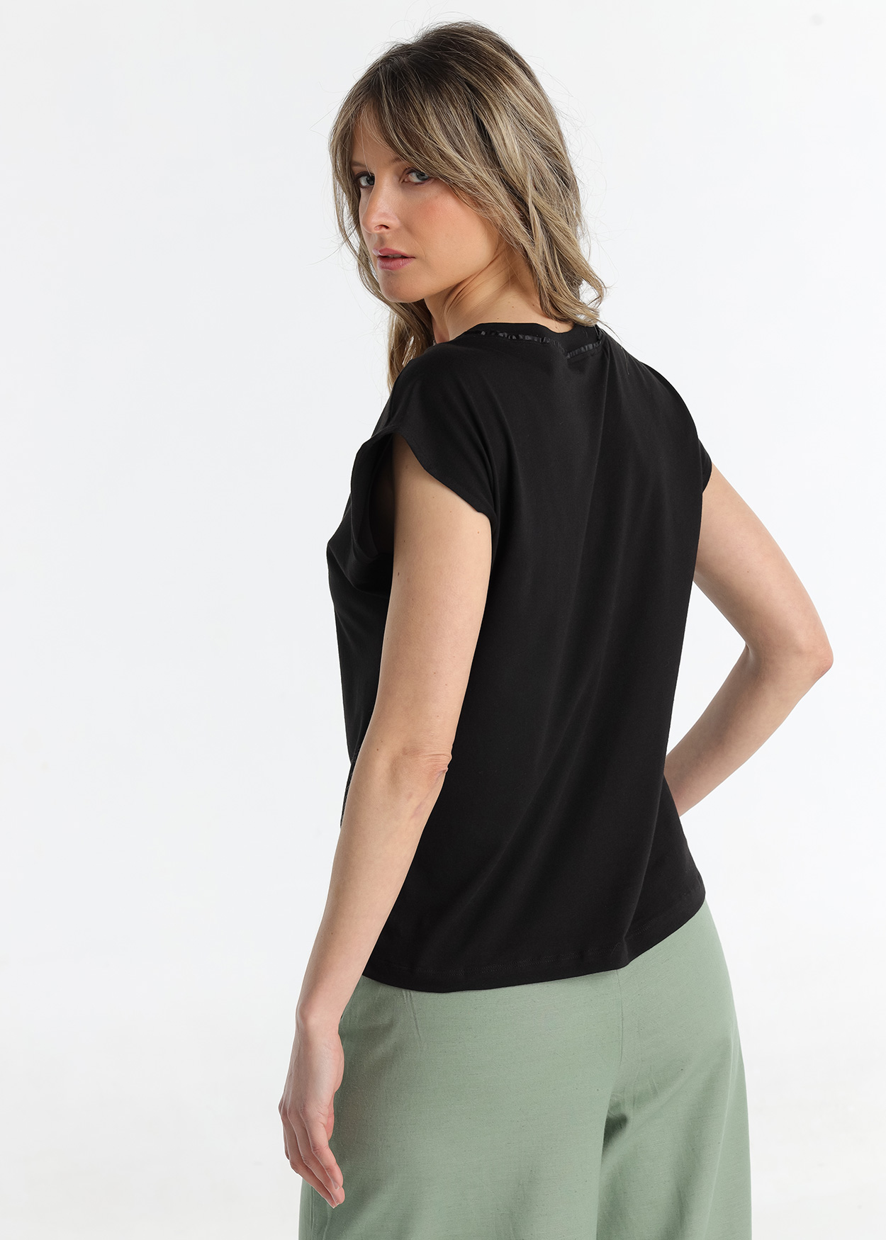 T-Shirt Senhora Preto