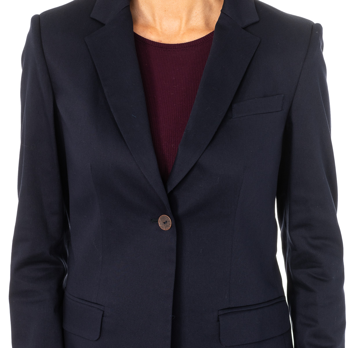 Blazer Senhora Azul Escuro