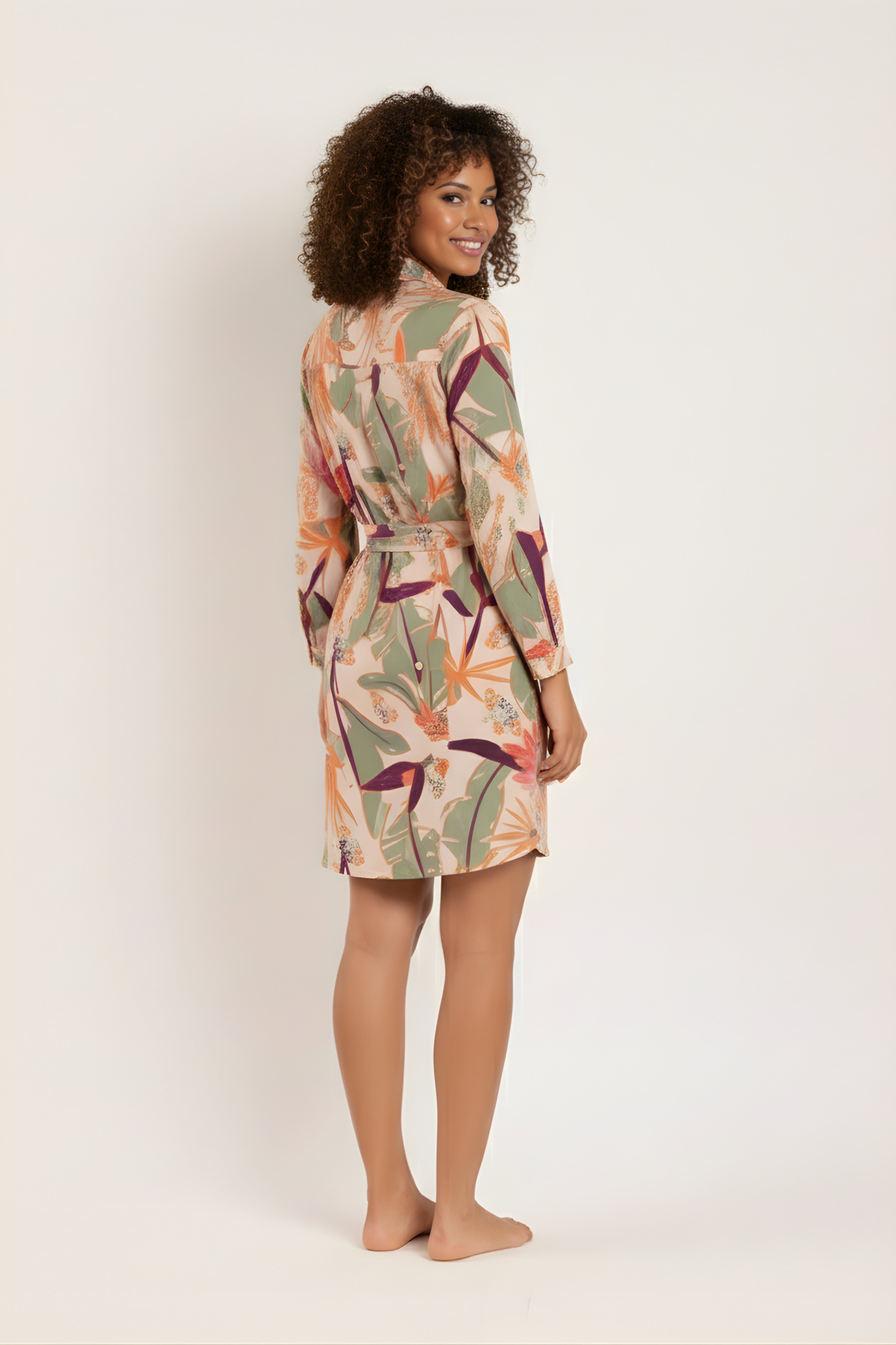 Vestido-Camisa Oasis Chemise Multicolor