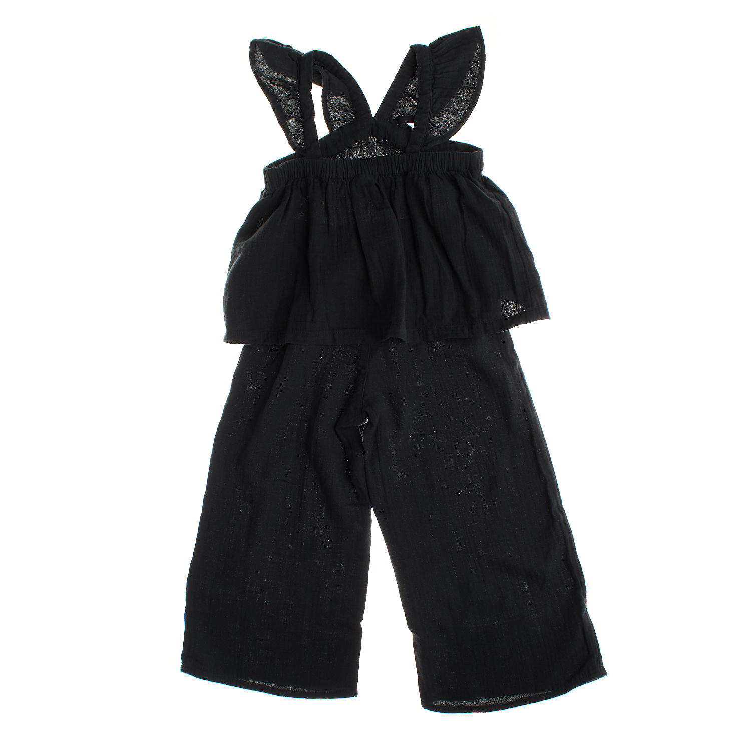 Conjunto Top + Calças Menina Preto