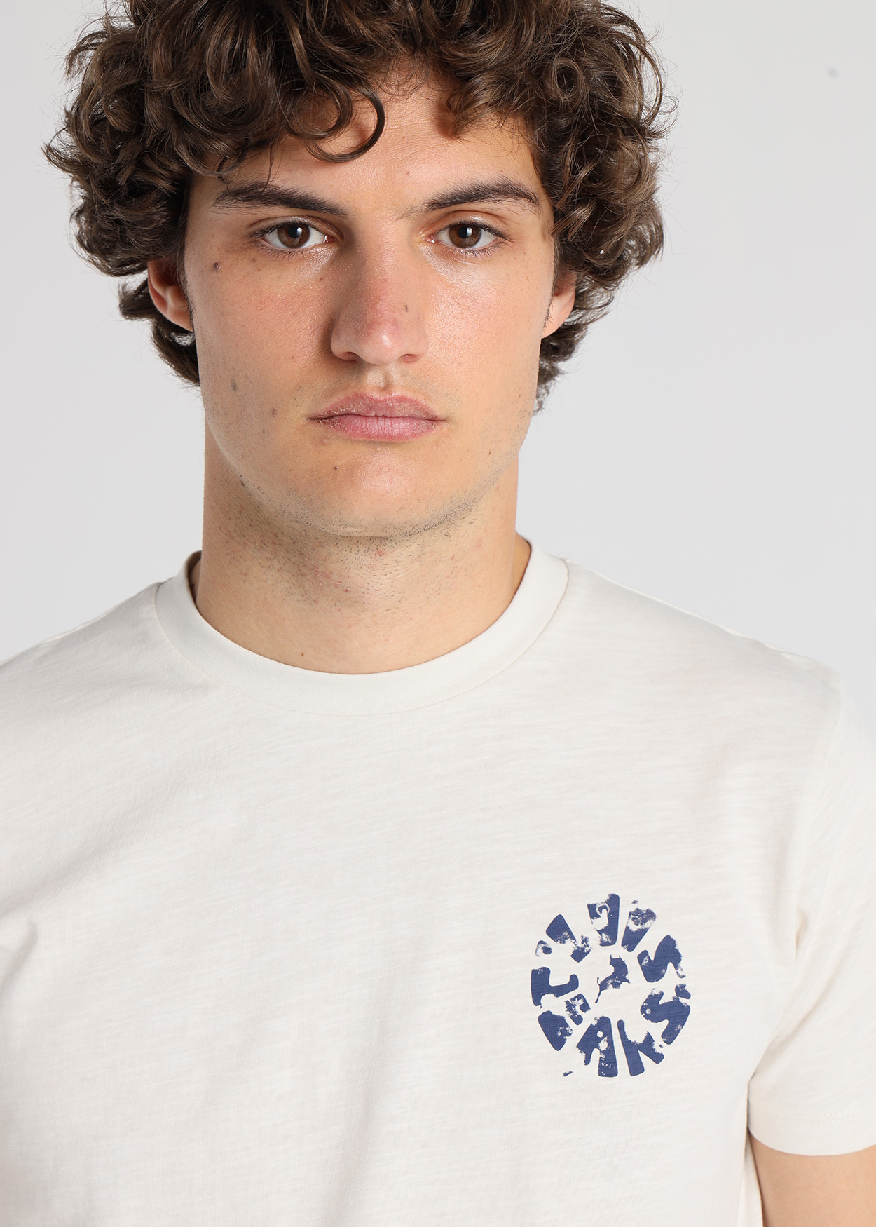 T-Shirt Gráfica Homem Branco