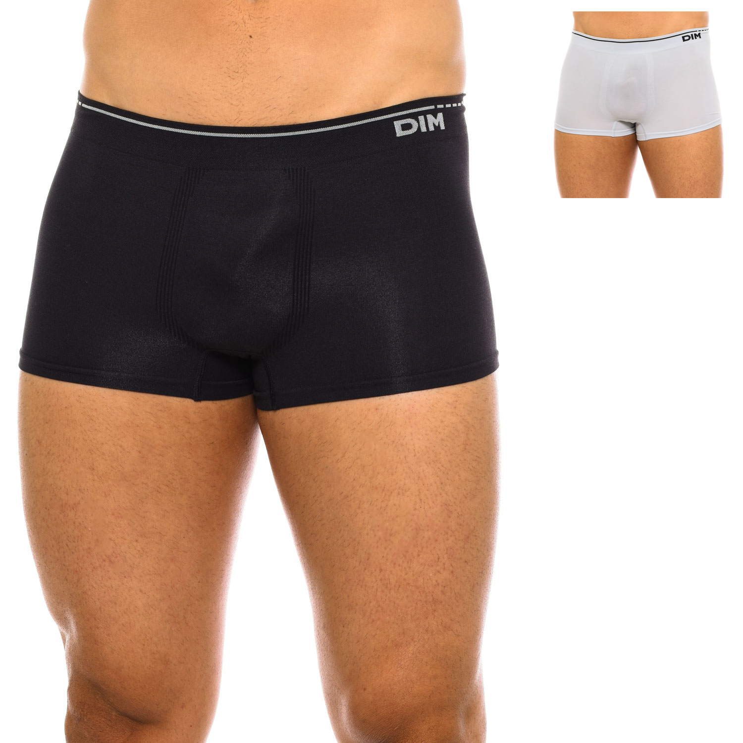 Pack 2 Boxers Homem Preto e Azul Claro