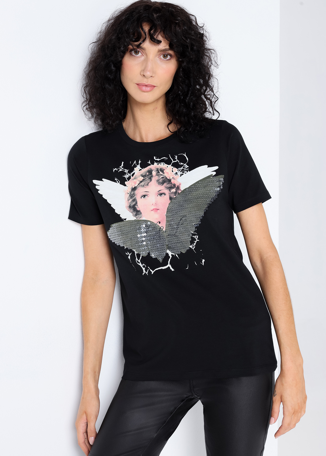 T-Shirt Senhora Preto