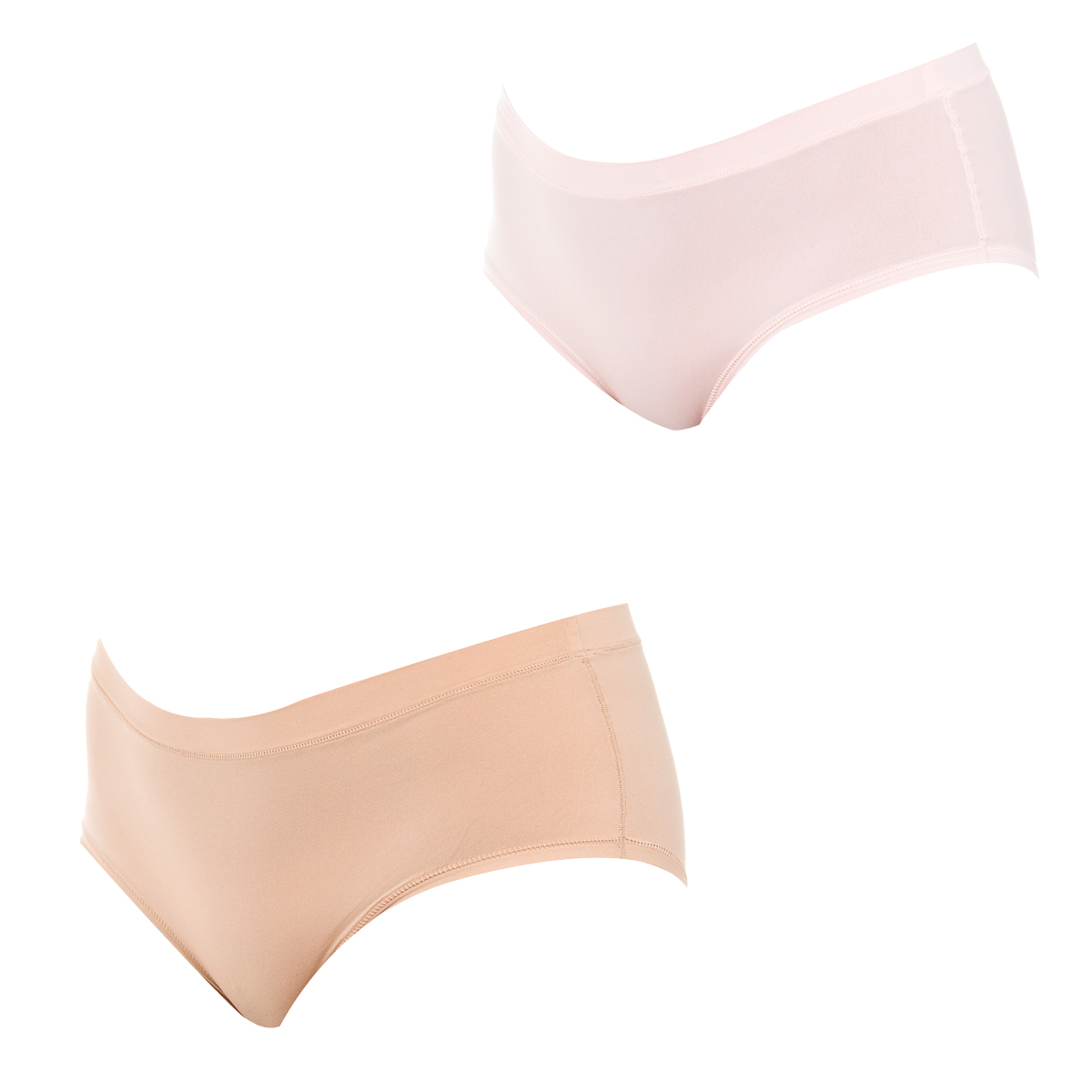 Pack 2 Culottes Senhora Bege e Rosa