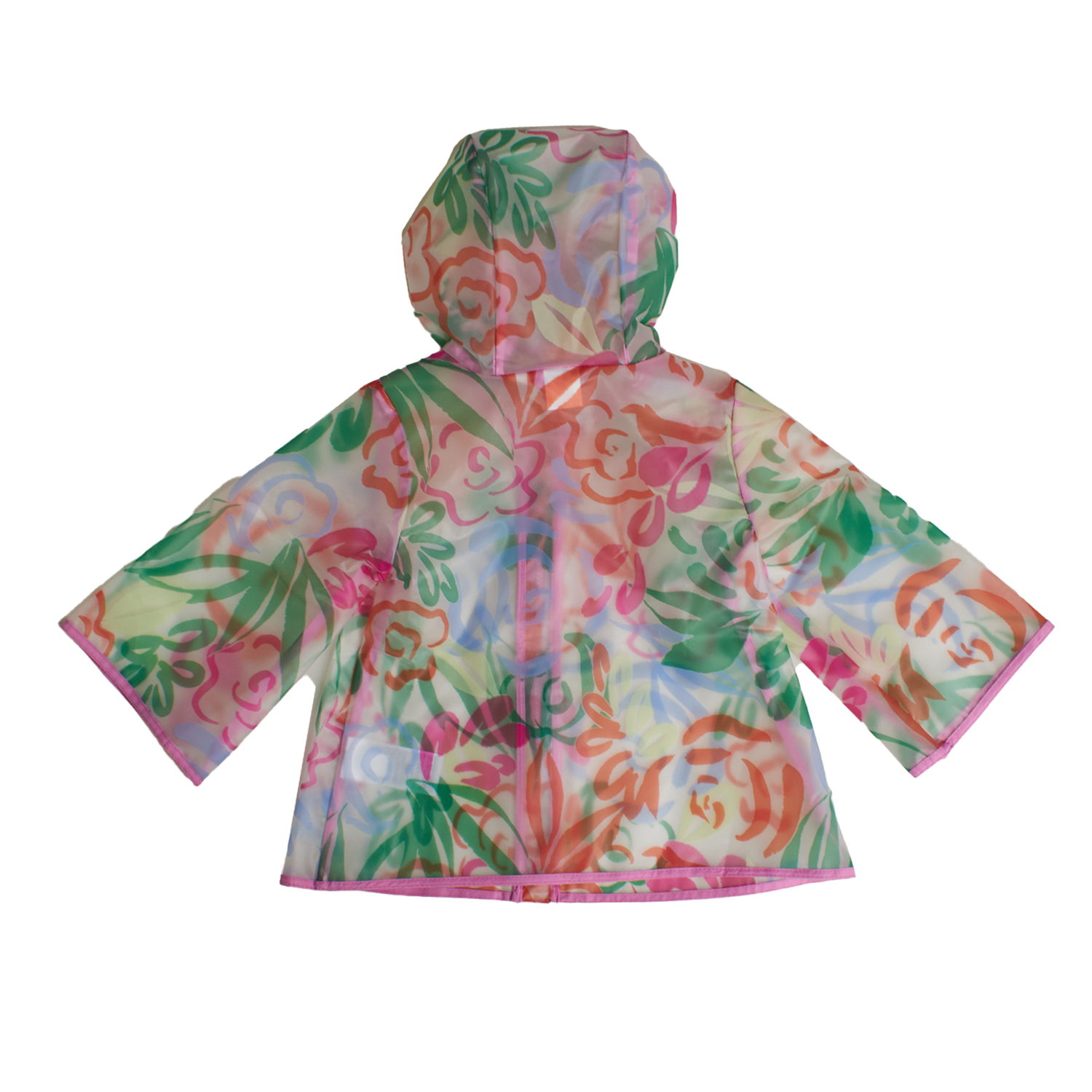 Capa de Chuva Menina Transparente