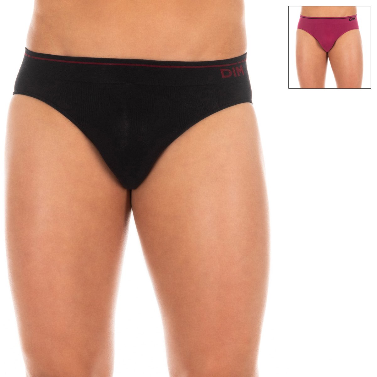 Pack 2 Slips Homem Preto e Rosa