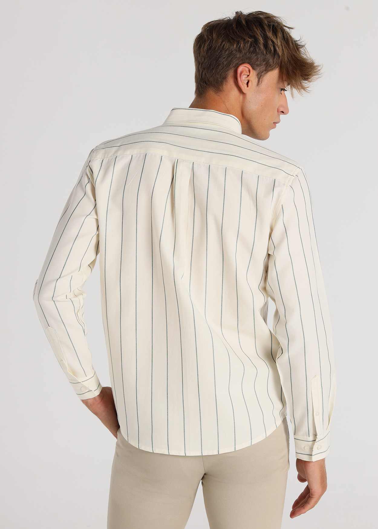 Camisa de manga comprida Homem Multicolorido