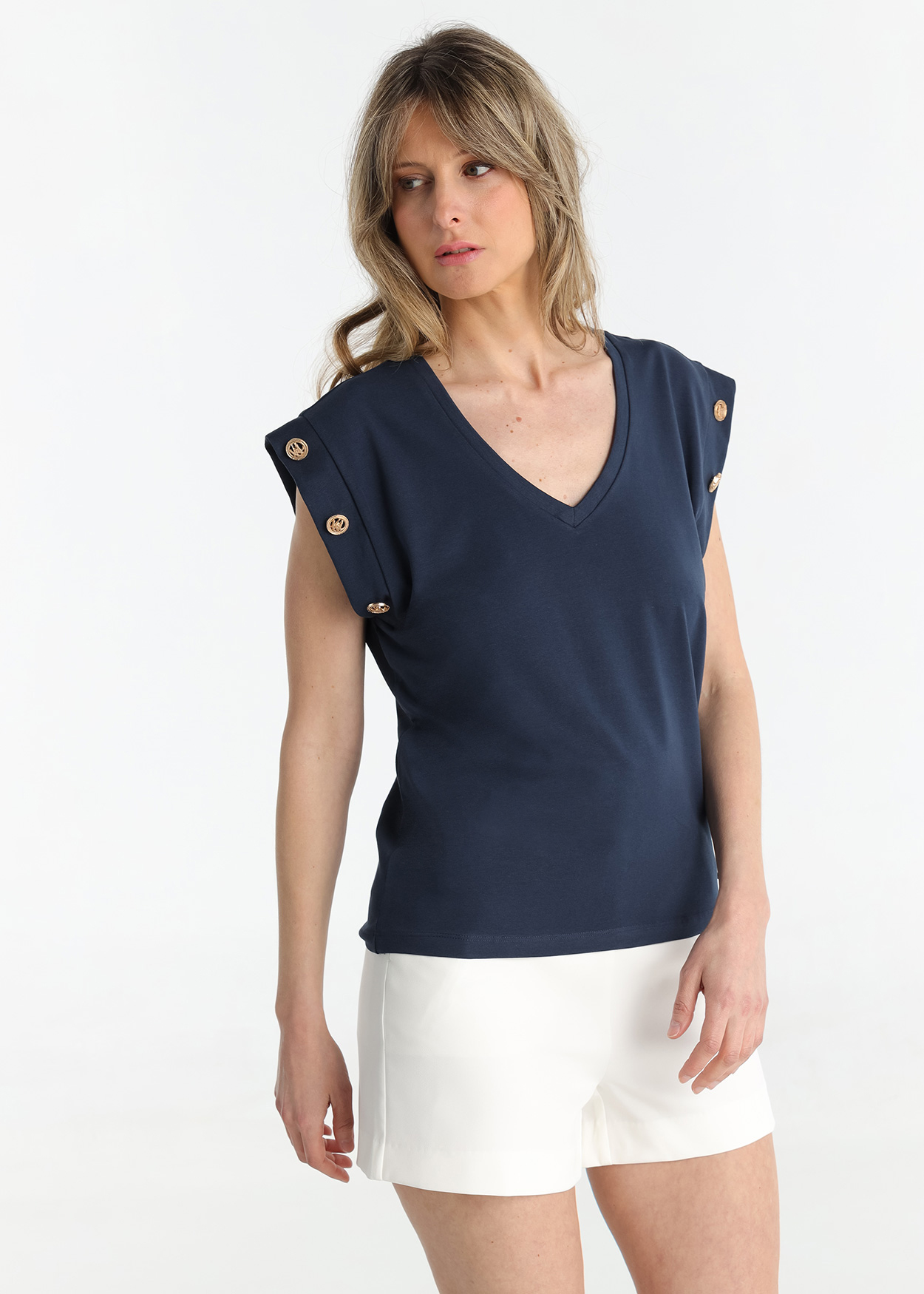 T-Shirt Senhora Azul