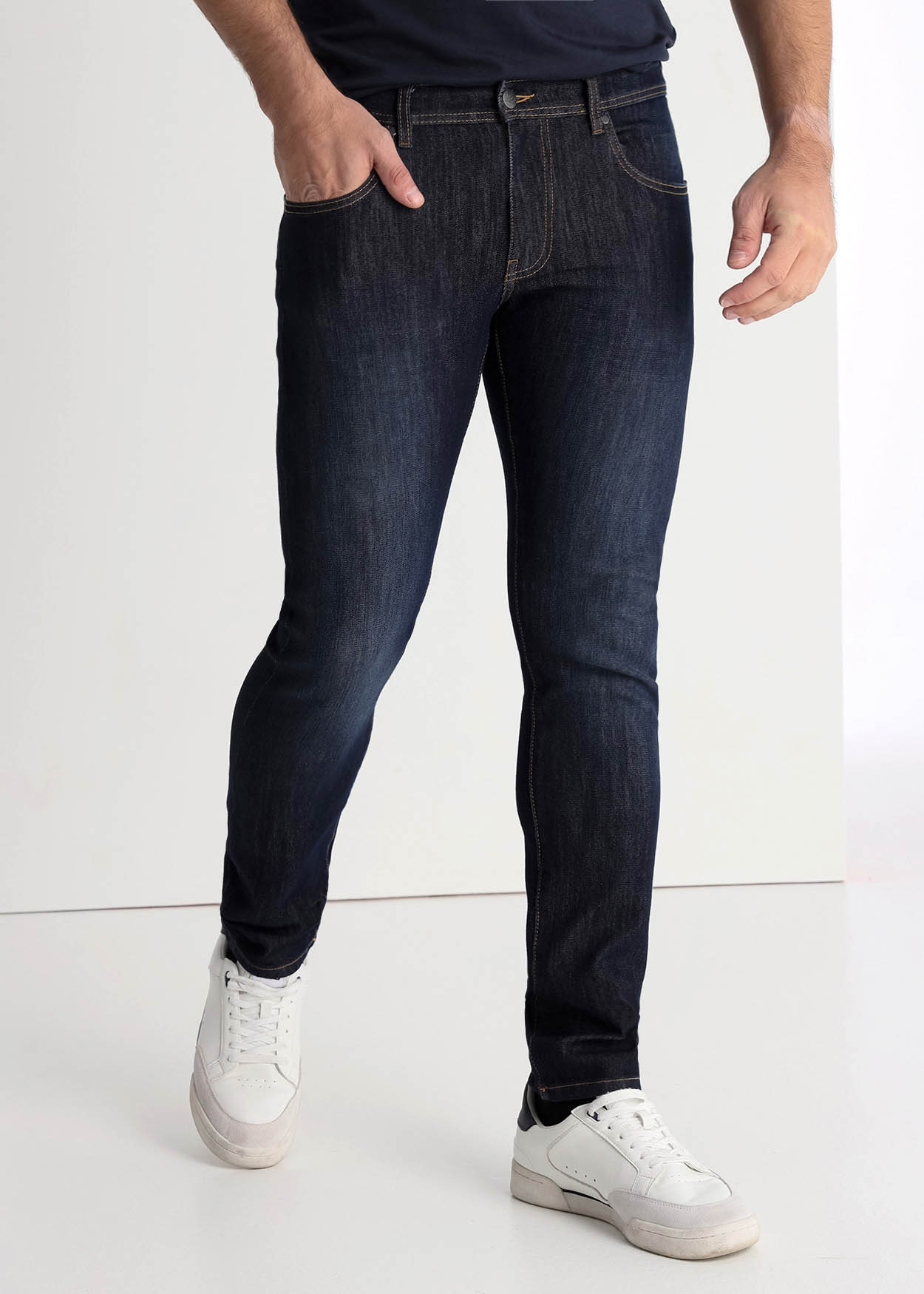 Calças de Ganga Slim Homem Azul