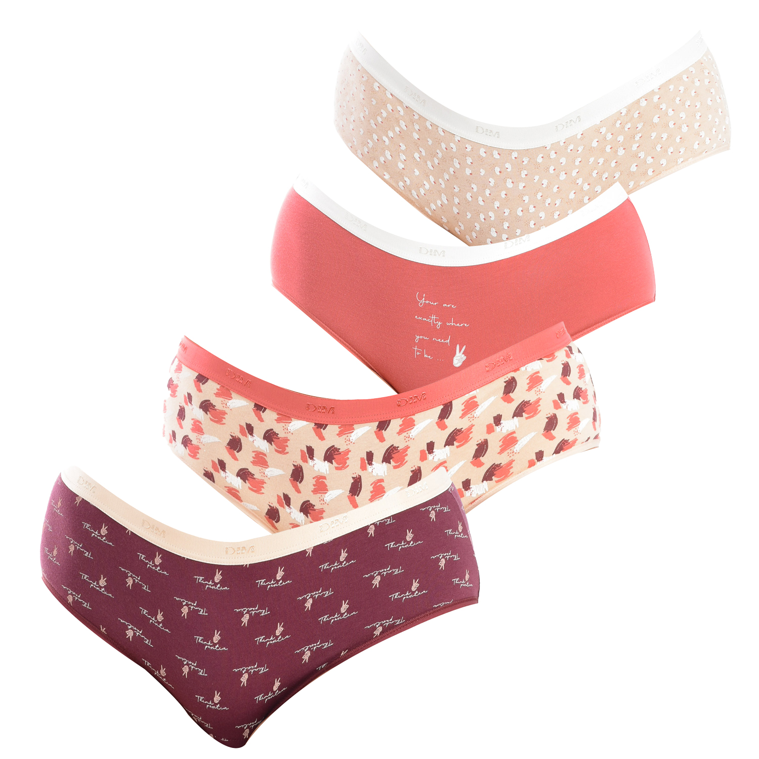 Pack 4 Culottes Senhora MultiCor