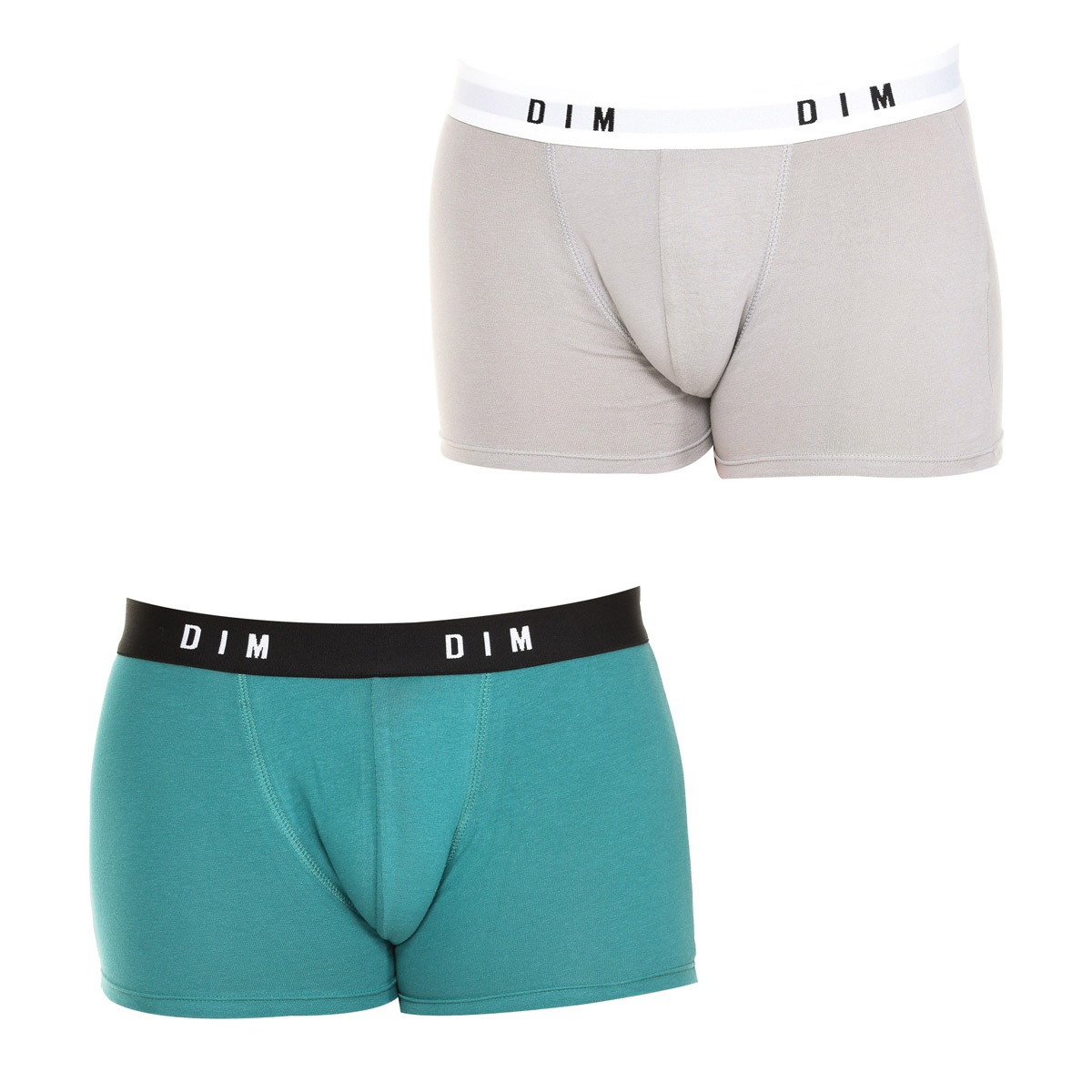 Pack 2 Boxers Homem Cinzento e Verde