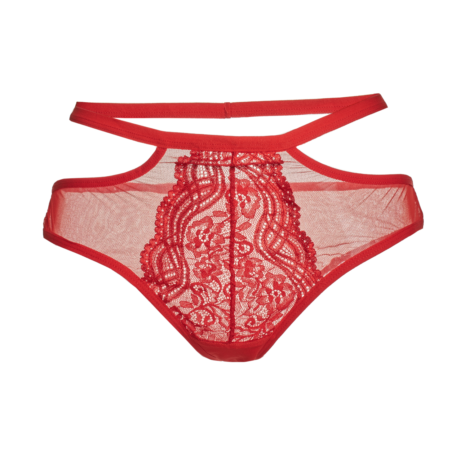 Cuecas Lace Culotte Vermelho