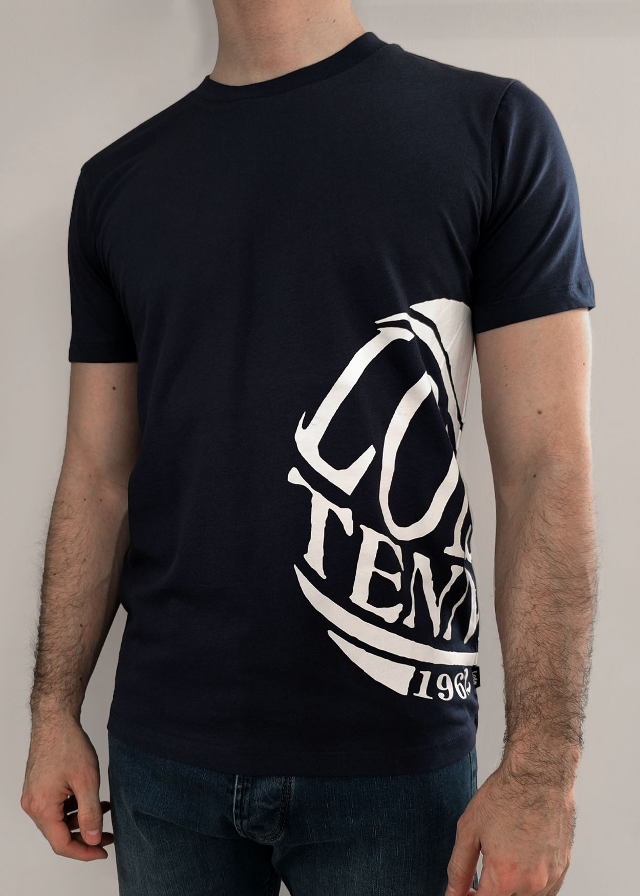 T-Shirt Gráfica Homem Azul