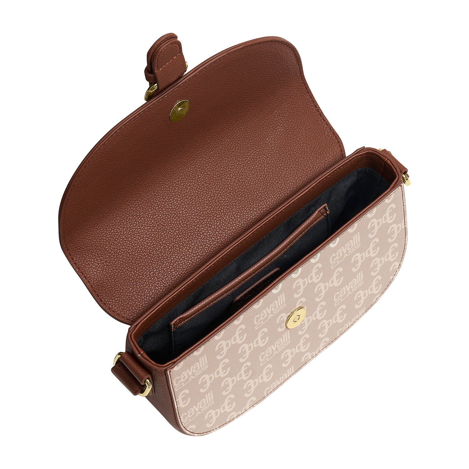 Mala Tiracolo Senhora Castanho e Rosa