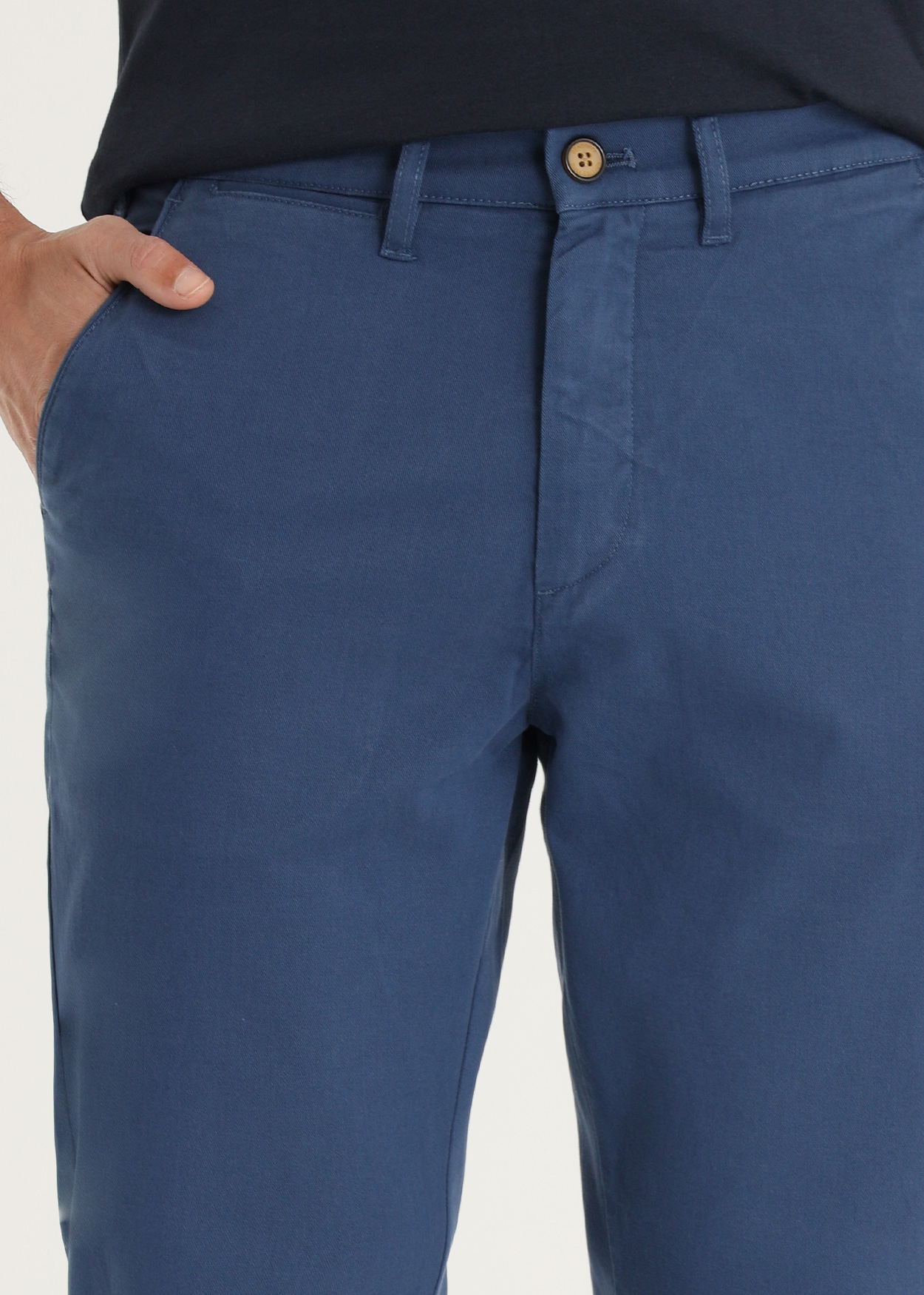 Calça Chino Regular Fit Azul