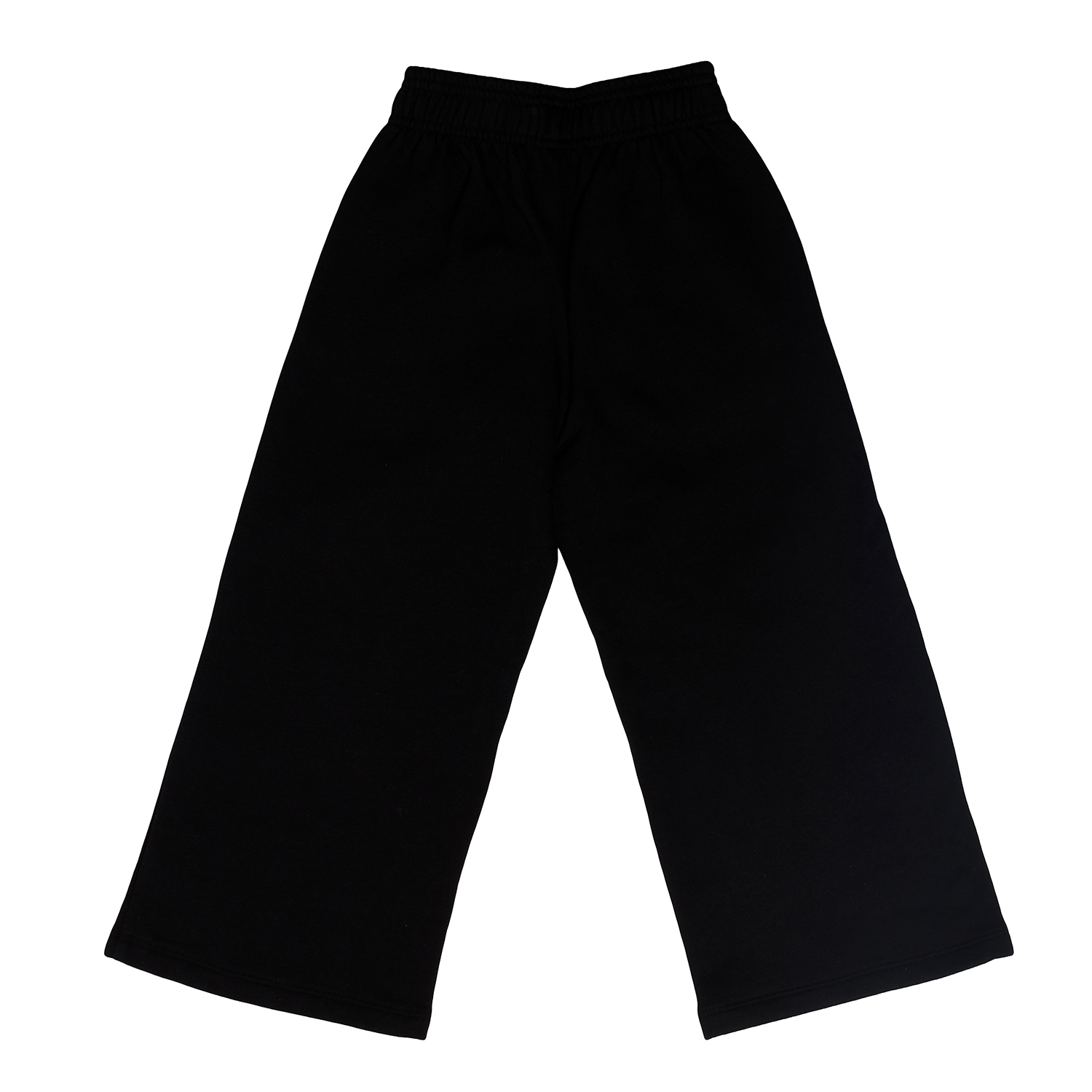 Calças Desportivas boca de sino Menina Preto