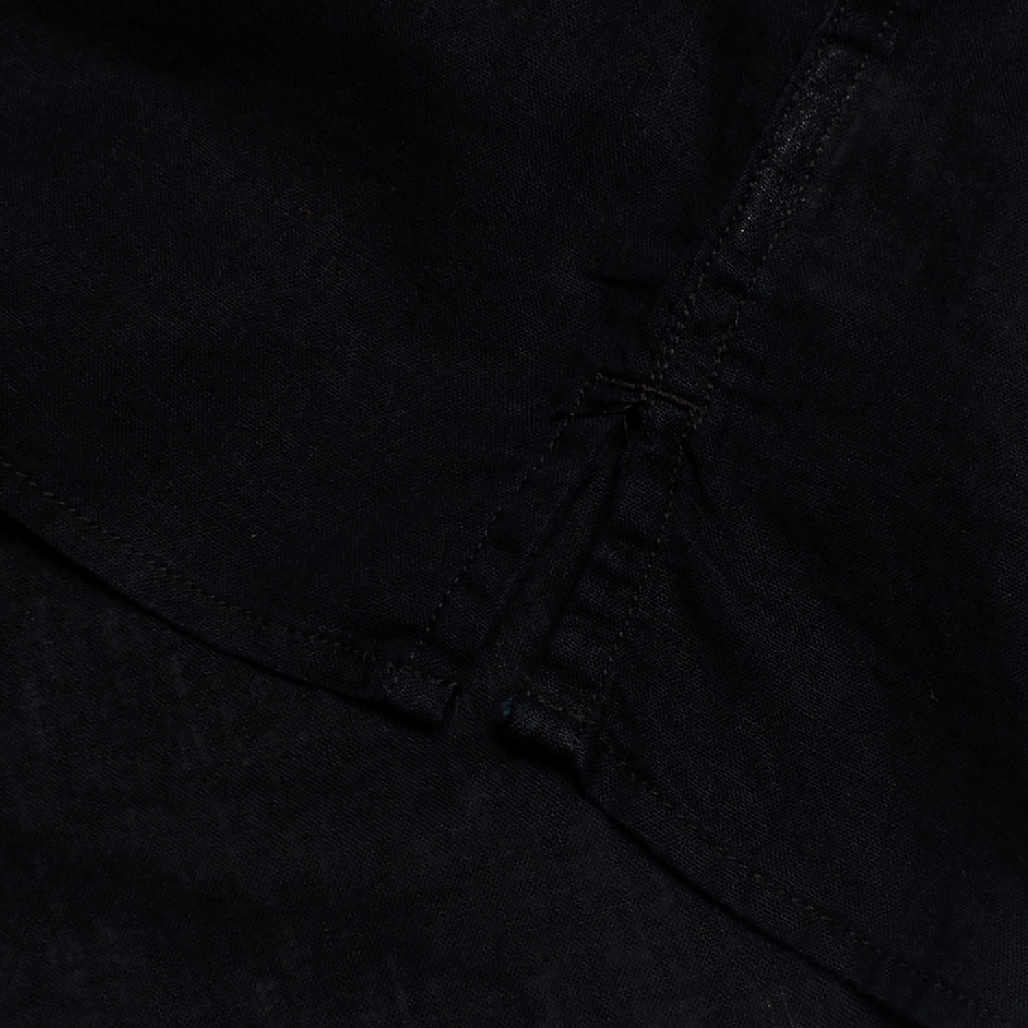 Camisa de Linho Menino Preto