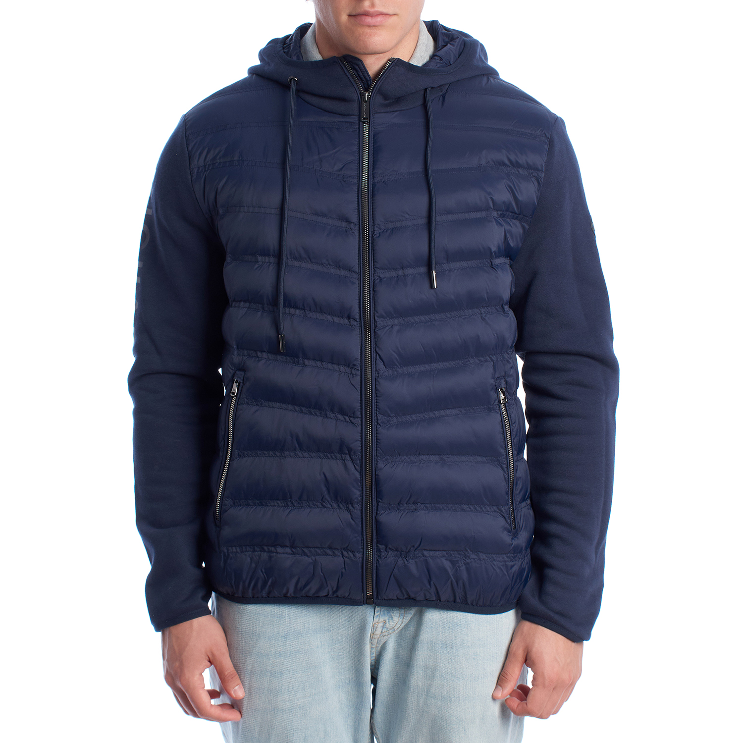 Casaco Acolchoado Homem Azul