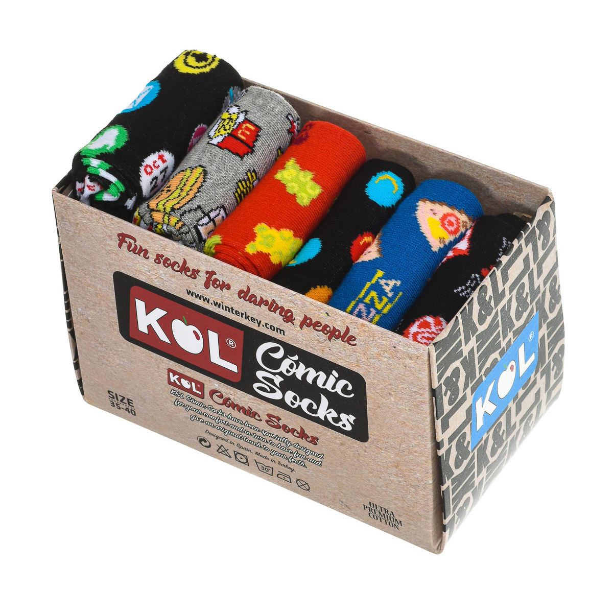 Pack 6 Meias Anti-Pressão Bege