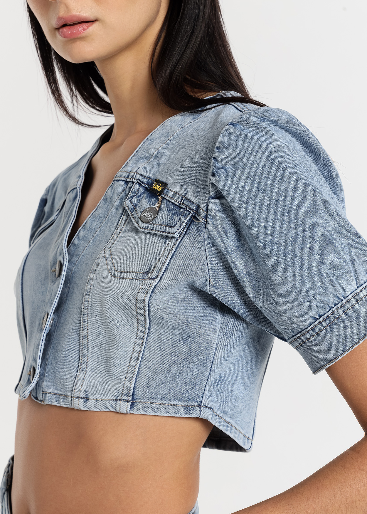 Crop Top Senhora Azul