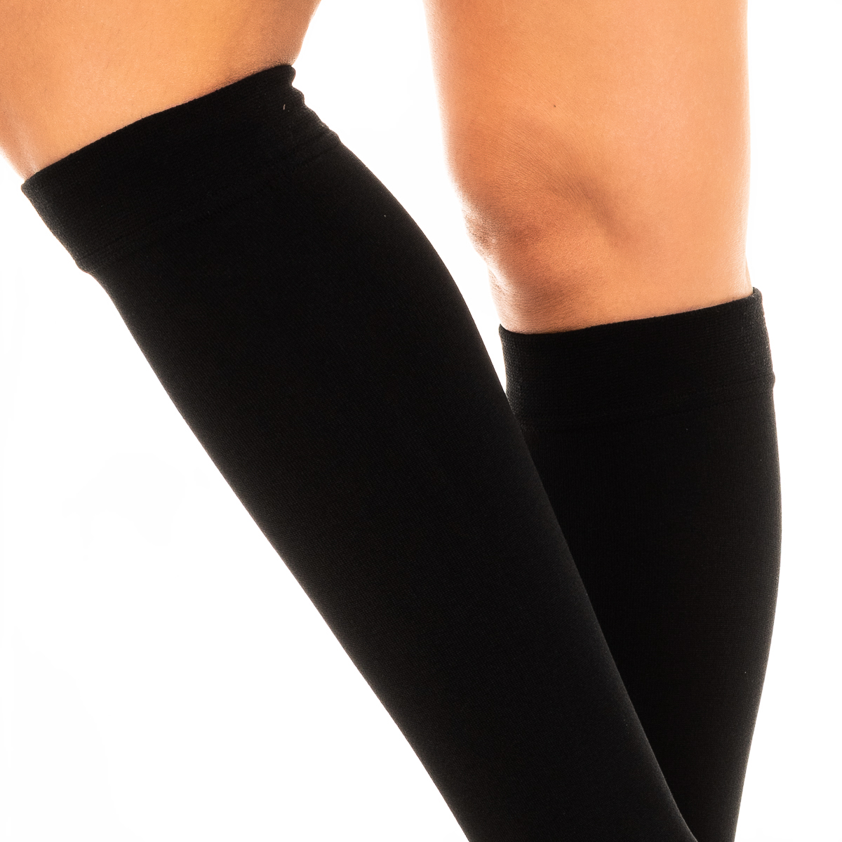 Meias Compridas Térmicas Senhora Preto