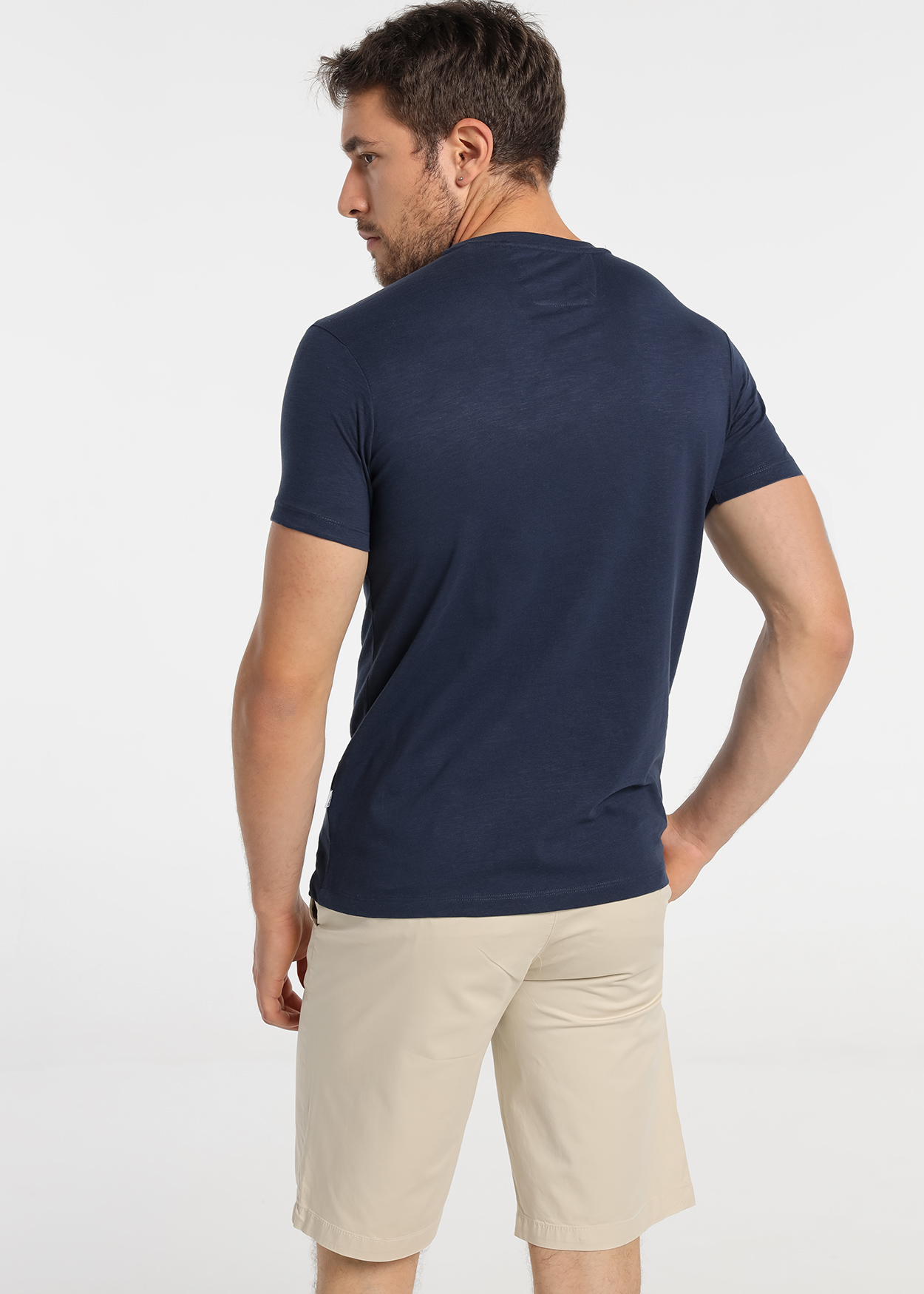 T-Shirt abstrata Azul