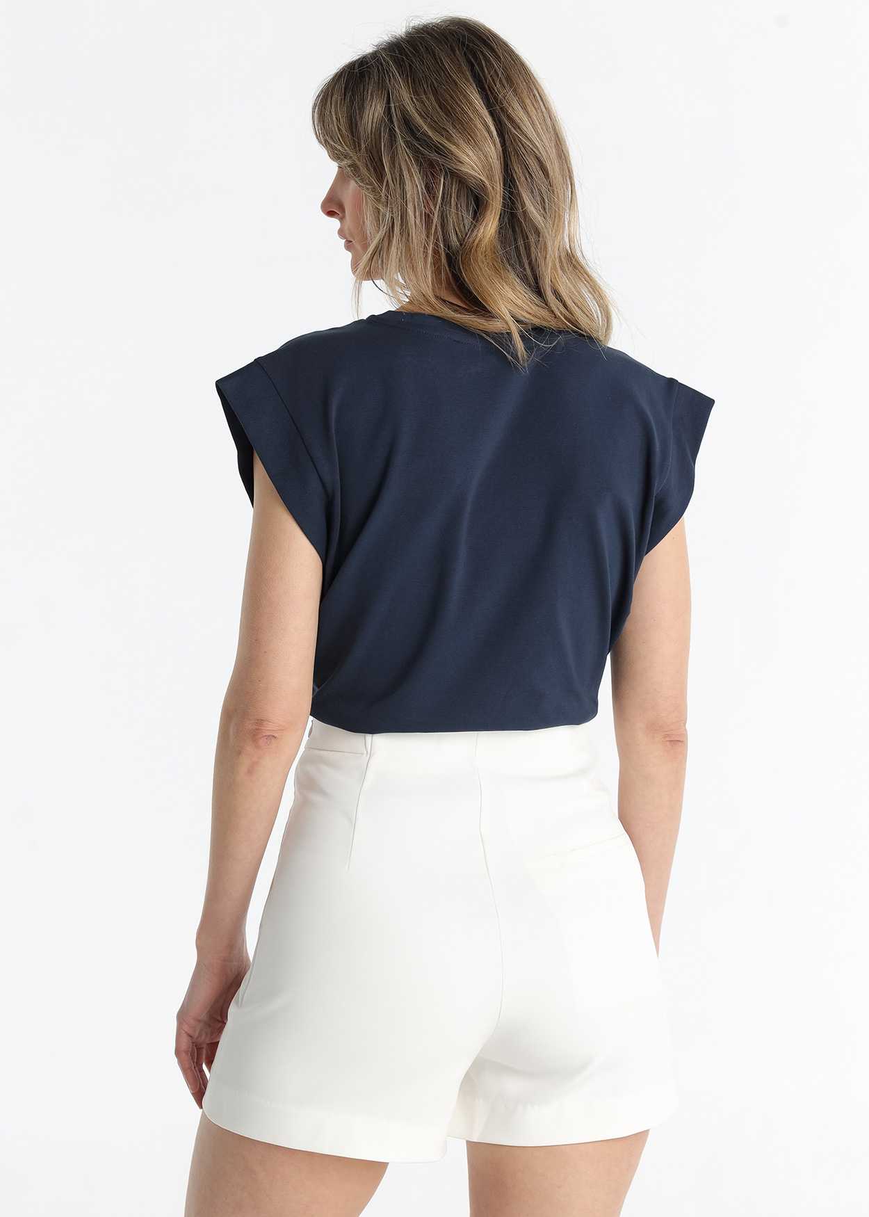 Calções Senhora Bege