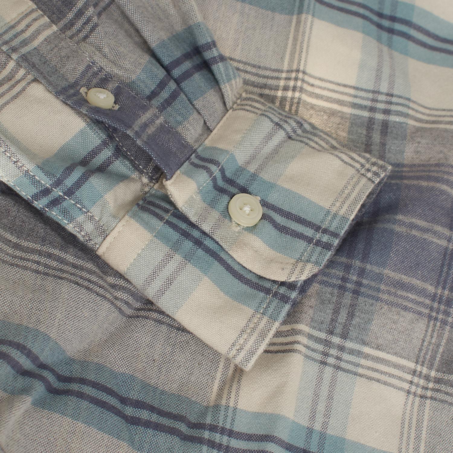 Camisa manga comprida Oxford Menino Azul